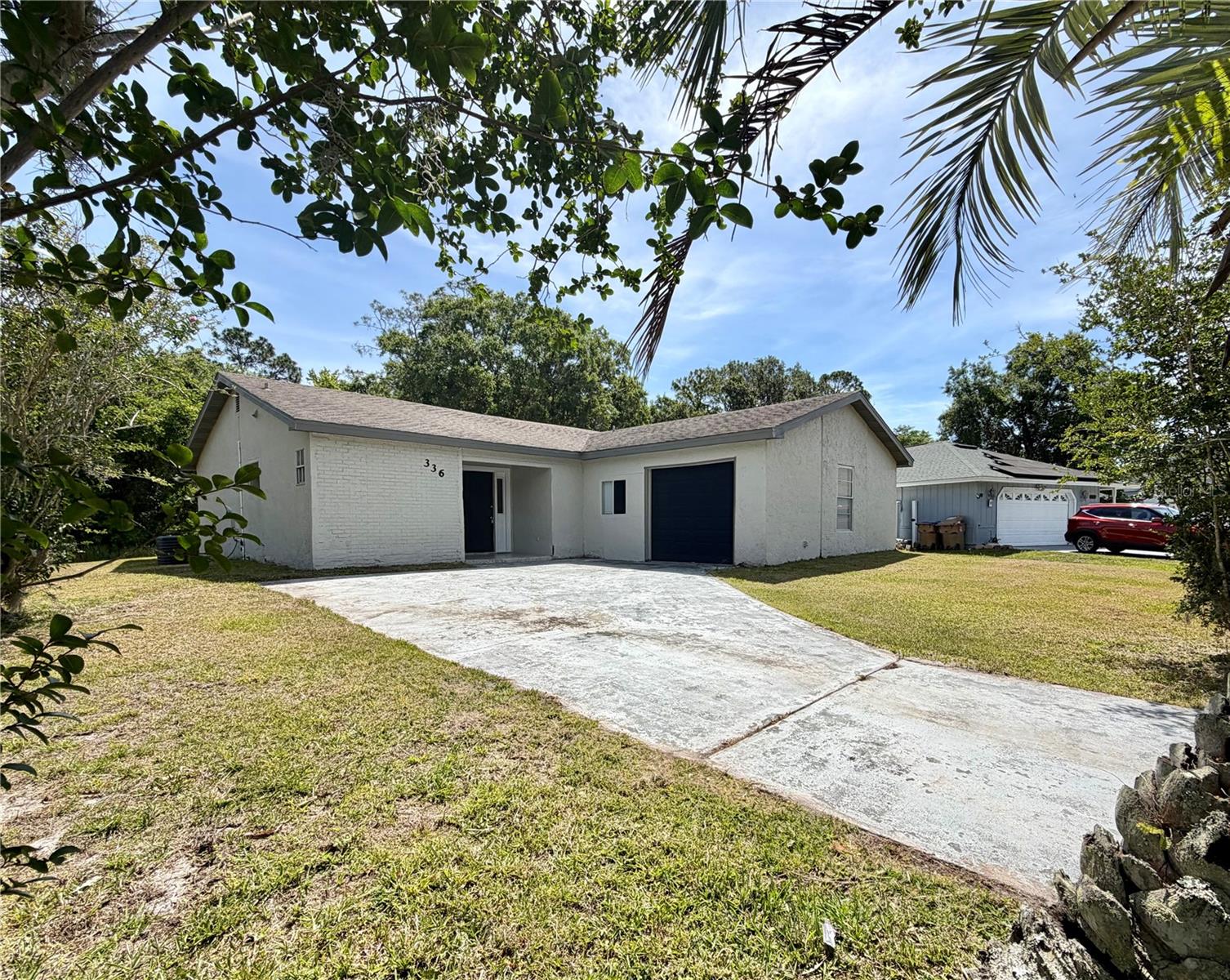 Perfect starter home or great investment opportunity in a serene community, ready to move in! Bright and airy OPEN FLOOR PLAN awaits. Featuring walk in closets, large, private backyard with a covered lanai for entertaining guest and enjoying the outdoors with no rear neighbors. Located in close proximity to shopping, dining, local schools and more within close radius. Don't miss your opportunity to see this home!