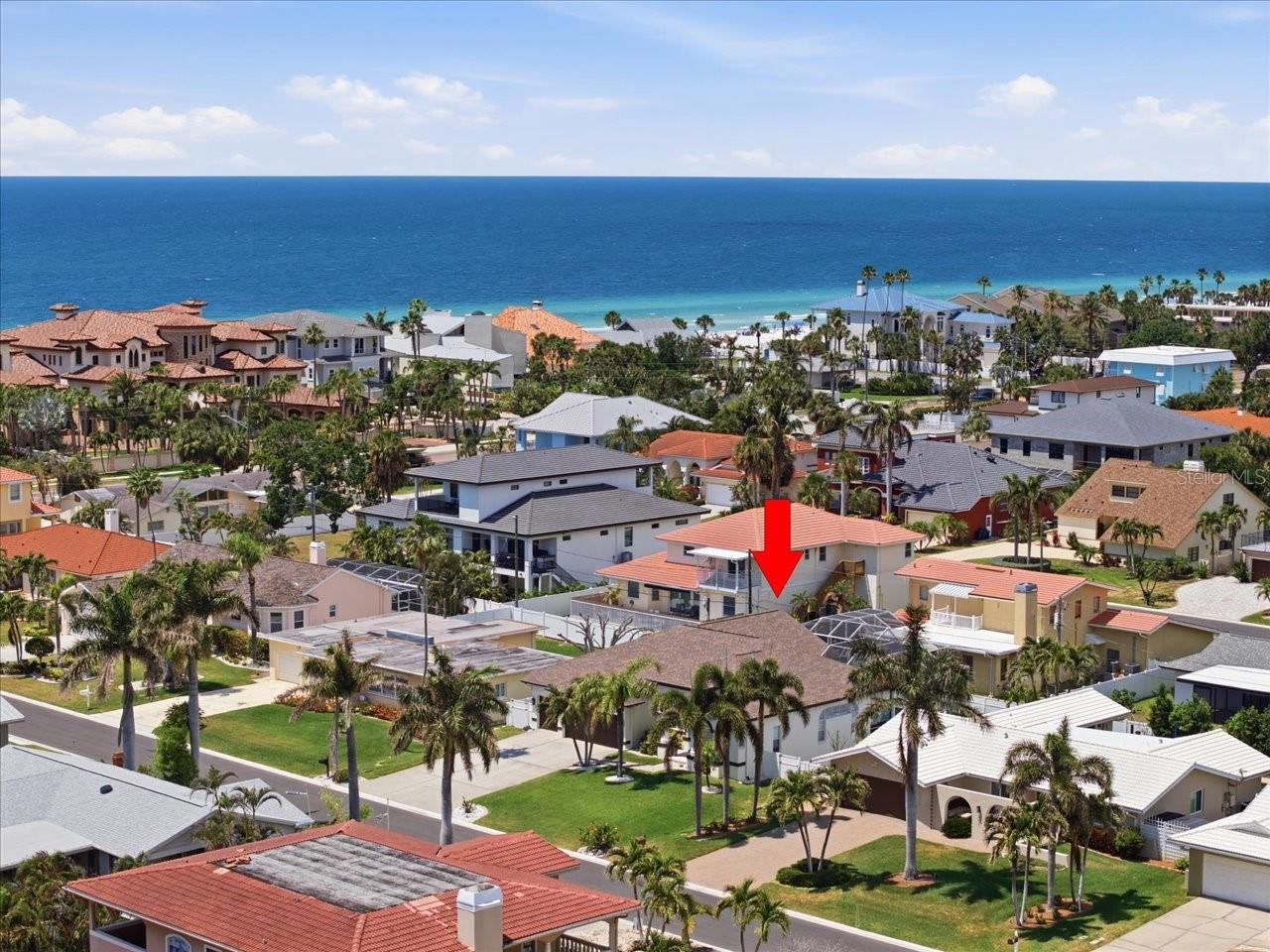 Back on the market for no reason involving the property or the Seller. Buyer had a change of direction due to external situations.

Coastal living at its finest in Belleair Beach! This beautifully updated single-story residence is perfectly positioned on a 10+ ft elevation, offering peace of mind with no history of storm damage or flooding. Just a few blocks from your private Gulf beach access, this home blends luxury, comfort, and the ultimate Florida lifestyle.

Nestled on a highly desirable street, residents enjoy access to a rare waterfront park complete with a community dock and easy water access—ideal for kayaking, paddle boarding, or simply taking in serene coastal sunsets.

Step inside to a bright, open floor plan with 10-ft ceilings throughout, creating an airy, expansive feel. High-end finishes include luxury plank flooring, designer touches, and integrated smart home technology. The chef-inspired kitchen is a true showpiece, featuring quartzite countertops, custom wood cabinetry, premium KitchenAid stainless steel appliances, and an oversized island with ample seating, perfect for casual dining and entertaining.

The spacious living area centers around a gas stone fireplace and flows seamlessly to a heated, screened-in pool and private outdoor retreat. Enjoy year-round comfort with a new gas pool heater, making it ideal for relaxing or hosting guests in any season.

The primary suite offers a tranquil retreat with dual walk-in closets and a spa-like ensuite bath featuring imported custom Spanish tile, a soaking tub, walk-in shower, and dual vanities. The secondary bathroom is equally refined with matching imported tilework. All bedrooms include built-in closets, providing both style and functionality.

Additional highlights include a rare 3-car garage with EV charger and dedicated golf cart space, indoor laundry room, plantation shutters, whole-home SONOS sound system, and smart security and thermostat features for modern convenience.

Located just minutes from pristine beaches, top-rated dining, boutique shopping, and local marinas, this move-in ready home is packed with upgrades and perfectly suited for enjoying the best of coastal Florida living. Don’t miss this exceptional opportunity!