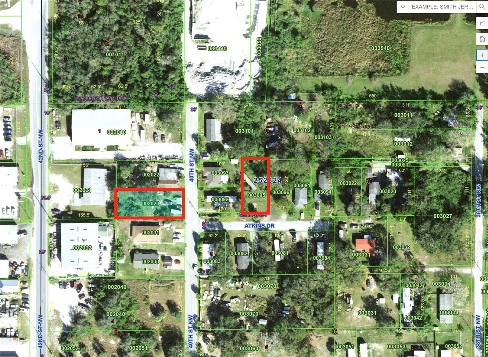 Great opportunity to own two residential vacant lots in Winter Haven.
Each lot offers the potential to build a single-family home or place a manufactured/mobile home (buyer to verify zoning). Septic tanks septic tanks already installed, helping reduce development costs and timelines.

3955 Atkins Dr, Winter Haven, FL 33881 — 0.17 Acres $35,000
1399 40th St, Winter Haven, FL 33880 — 0.24 Acres $35,000

Recent nearby sales support strong end values:

Single-family homes sold: $279,900 and $234,900
Mobile homes sold: $245,000 and $220,000
These comparables show solid demand for both housing types in the area.

Neighborhood Overview
Located in Winter Haven’s growing residential area, known for affordable housing, steady appreciation, and easy access to major highways, lakes, parks, and local amenities.

Ideal for builders, investors, or owner-occupants looking to build and capture upside in a growing Central Florida market.

Comparable Properties
SFR 1754 35TH ST NW  WINTER HAVEN FL 33881 $279,900
SFR 3438 AVENUE E NW WINTER HAVEN FL 33880 $234,900
Manufactured Home 1499 32ND ST NW WINTER HAVEN FL 33881 $245,000
Manufactured Home 1294 1/2 38TH ST NW WINTER HAVEN FL 33881 $220,000

Transaction Details
Earnest money required: $5,000
Proof of funds required: Yes