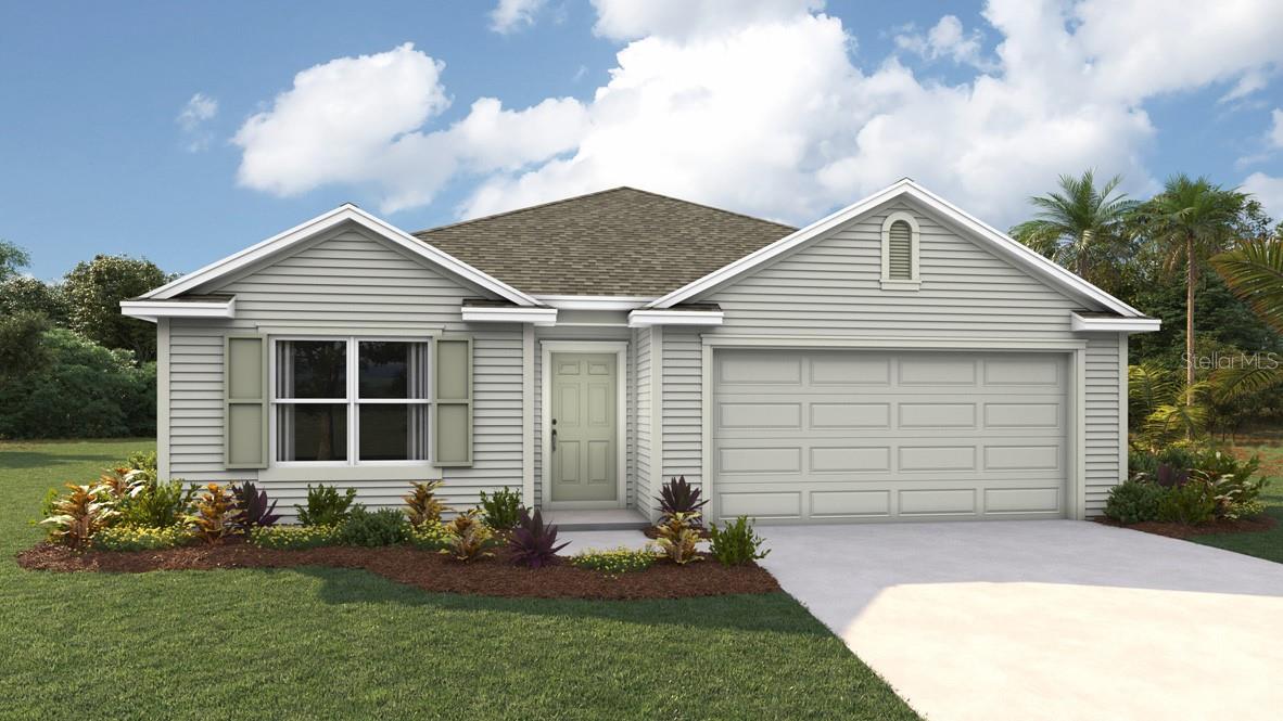 Under Construction. Welcome to a spacious and inviting 4-bedroom and open-concept home where design meets functional elegance. The seamless flow between living areas and the kitchen creates an expansive environment perfect for both daily living and entertaining. The kitchen is a focal point of this home and designed for style and convenience including a stainless-steel range, microwave, built-in dishwasher. Four well-appointed bedrooms and located in the front of the home and nearby a full bathroom. The primary bedroom features an ensuite bathroom, double vanity, and walk-in closet. The laundry room is complete with a washer and dryer hook up. This residence embodies the perfect harmony of openness and privacy. The Cali is complete with a state-of-the-art smart home system. Pictures, photographs, colors, features, and sizes are for illustration purposes only and will vary from the homes as built. Home and community information including pricing, included features, terms, availability and amenities are subject to change and prior sale at any time without notice or obligation. CRC057592.