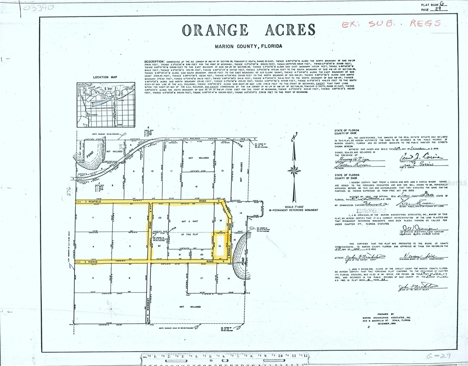ORANGE ACRES - Land