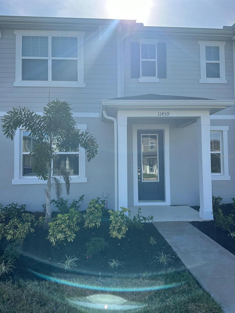 Ready to move in September 1, 2025! This 3-bedroom, 2.5-bathroom townhouse in Meridian Park, Lake Nona, features a 2-car rear garage and a spacious driveway. The master suite includes a walk-in closet and private bathroom. Enjoy an open design, downstairs flooring, and carpet upstairs. The kitchen comes with granite countertops, 42" cabinets, stainless steel appliances, pantry, and breakfast bar. Community amenities include a clubhouse, game room, gym, pool, cabana, and playground. Conveniently located near Highway 417, Orlando International Airport, and downtown Orlando. Rent includes 1 GB internet and lawn care.