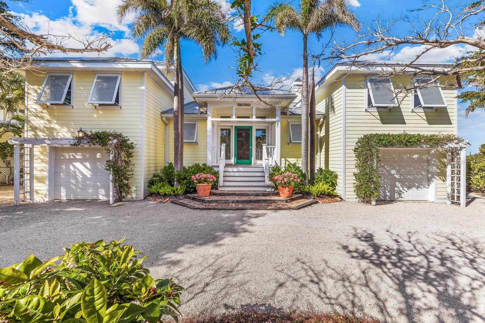 Welcome to your dream waterfront retreat in beautiful Boca Grande. 257 Waterways Avenue is one of sixteen properties located on the Waterways Basin, providing long water views and added privacy.  This a rare opportunity to own a boater's paradise so close to the village.
 
The thoughtfully designed 3,202 square-foot residence features four bedrooms, including three private suites, plus a dedicated office or den. The interior showcases elegant vaulted ceilings, built in cabinetry and pine flooring throughout the majority of the residence.  Impact glass windows and doors provide peace of mind during storm season.  
 
Outdoor living reaches new heights with a heated pool and spa surrounded by a distinctive Chicago brick deck. The sunroom, wrapped in windows, provides the perfect spot to watch the marine life play in the basin. Built with quality in mind, the home boasts durable Hardi Plank siding and a raised seam metal roof, complemented by classic Bermuda shutters. 
 
For boating enthusiasts, the private dock with two 6,000-pound lifts offers quick access to Charlotte Harbor and the Gulf of Mexico. The house also features a thoughtfully designed air-conditioned tackle room and additional storage space. The mature landscaping creates a lush, tropical backdrop for this waterfront haven. 
 
Whether you're `entertaining in the spacious interior, relaxing by the pool, or watching the manatees and dolphins from your dock, this home delivers the quintessential Florida lifestyle you've been dreaming of. Don't miss the opportunity to make this coastal gem your own piece of paradise.