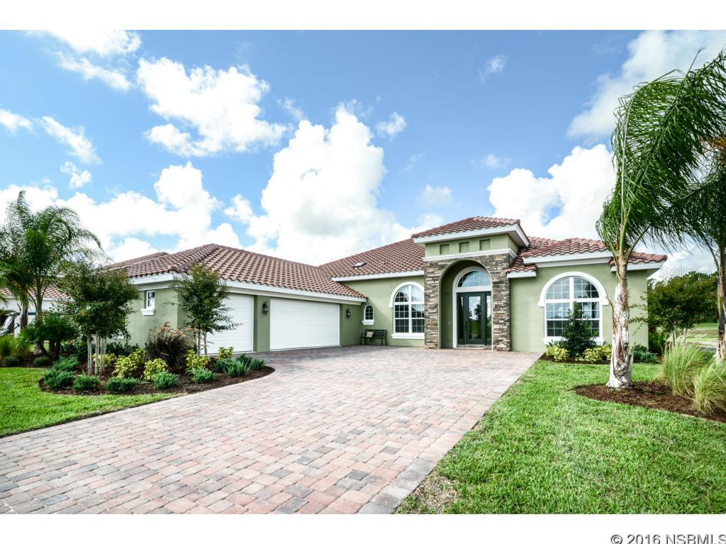 This stunning Model Home by Paytas Homes is located in the private gated enclave of Portofino Reserve in Venetian Bay. Homes in Portofino Reserve feature Mediterranean architecture, barrel tile roofs and brick paver driveways. The Barcelona II features an open great room design, large master suite with separate sitting area, two spacious secondary bedrooms with private on-suite guest bathrooms, one secondary bath also serves as a pool bathroom. The Barcelona II features a spacious Parlor located off the entry foyer which is ideally suited as an office, den or library. A few of the optional features included in this home are a pool, expanded lanai with summer kitchen, stacked stone wall in kitchen, fire place with built in shelves in the parlor, three car garage, coffered ceilings in the great room, double step recessed ceiling in the master suite and a scenic location on a water feature with panoramic views of the Venetian Bay Golf Course. ;Water: City