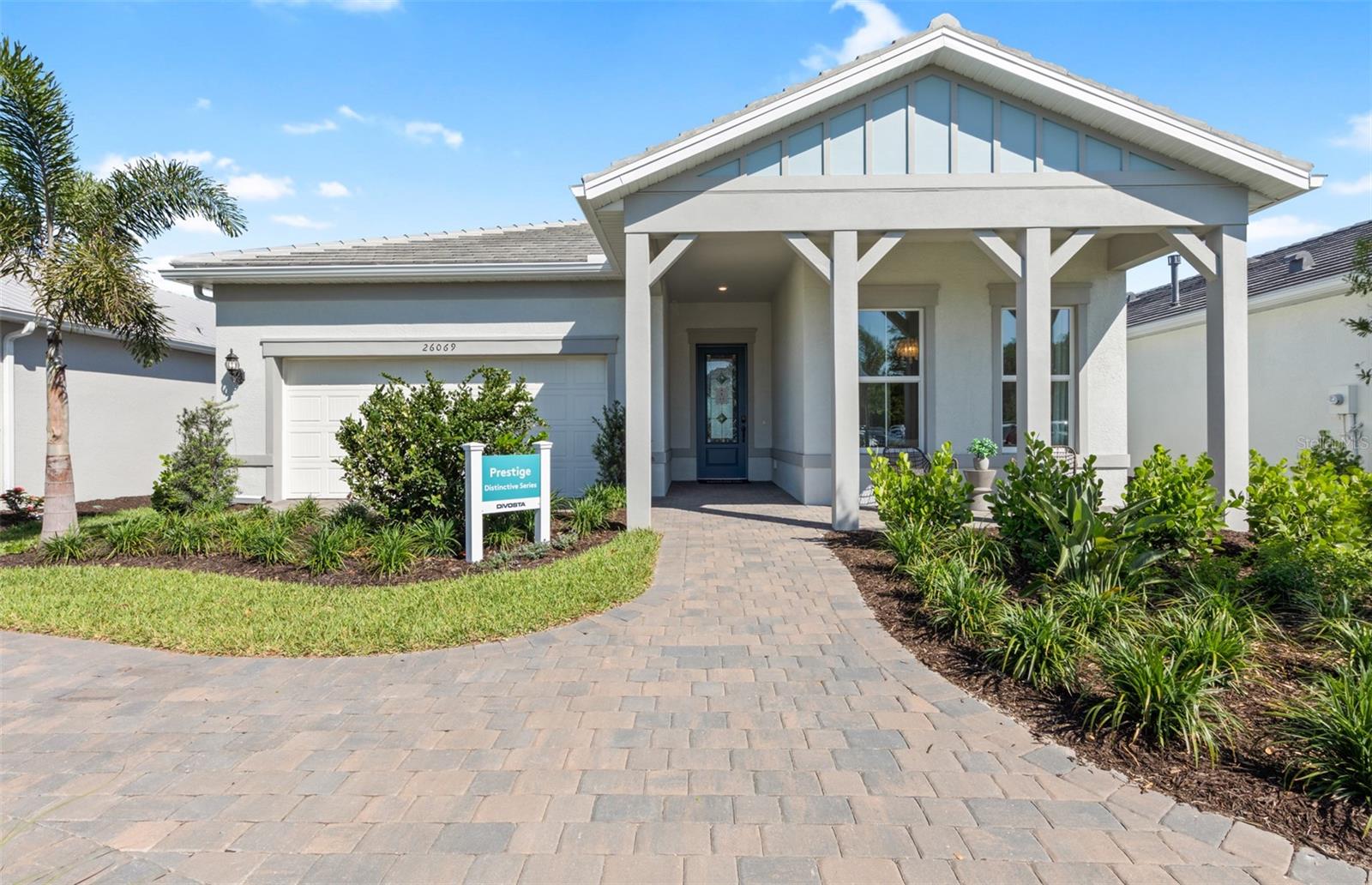 Under Construction. Under Construction. New Construction available for purchase now! Call Beachwalk by Manasota Key home in this Prestige that features a beautiful pool & spa, Owner's Bath Walk-In Shower, Enclosed Flex Room, Tile Throughout Home, 8' Doors and so much more. A beautifully upgraded home combining comfort, style, and functionality—don’t miss this opportunity! Enjoy resort-style living with an incredible array of amenities, including 21 sports courts for pickleball, tennis, and bocce, a resort style pool with beach entry and attached lap pool, a scenic boardwalk with kayak launch, a dog park and miles of walking trails. The gated community features 24 hour gated entry, pool side bar and grill. A formal dining room and clubhouse to be started in 2026.