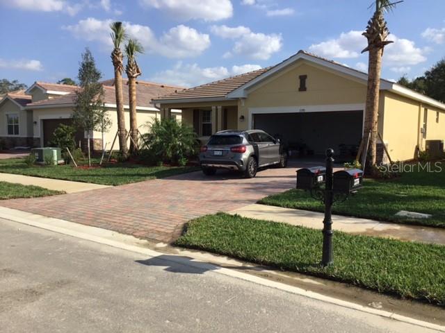 Home offers a Split Floor Plan with 3 bedrooms and 3 full bathrooms 
Crown Molding// Custom Painted// Upgraded ceiling fan and lights//Granite Countertops Throughout 
Front Porch overlooks the Golf Course//Screened rear lanai overlooks treed protected preserve area 
No Flood Insurance Required. Riverhall Country Club is a Manned Gated Community offering a Davis Love designed Golf Course//Miles of walking trails //World Class Amenities Including indoor and outdoor dining//2 Resort Pools//Fitness and Yoga Center/PickleBall and Tennis Courts. Championship Golf Course with 2 practice driving ranges//Chipping and Putting facilities plus a 3 hole chip and putt course 
This is a Golf Cart Friendly Community