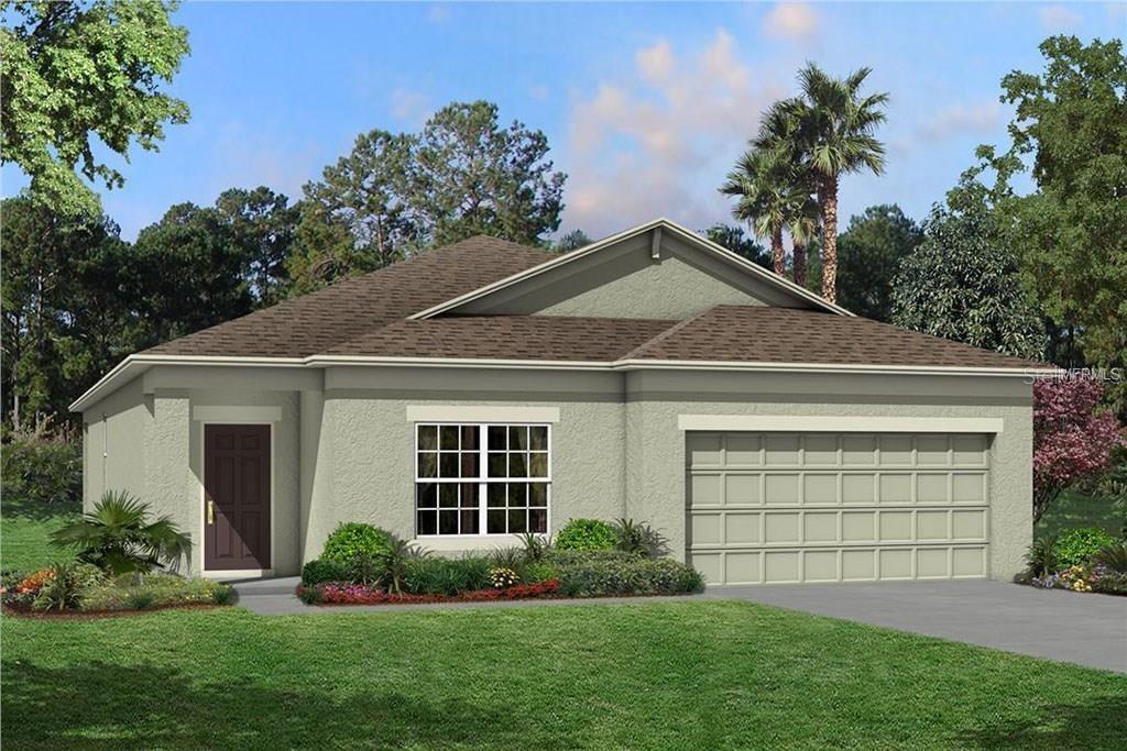 Under Construction. Welcome home to our Picasso Floorplan. This ranch-style home features 2.095 sq ft of living space, with 3 bedrooms, 2 bathrooms, a flex room, and a 2-car garage.
You are sure to enjoy the enormous owner's suite, as well as these incredible upgrade options: Platinum Design Package "A', 16'8"x12' extended lanai, Tray Ceiling in Family/Dining Room + Owner's Suite and more! Contact us to learn more today!