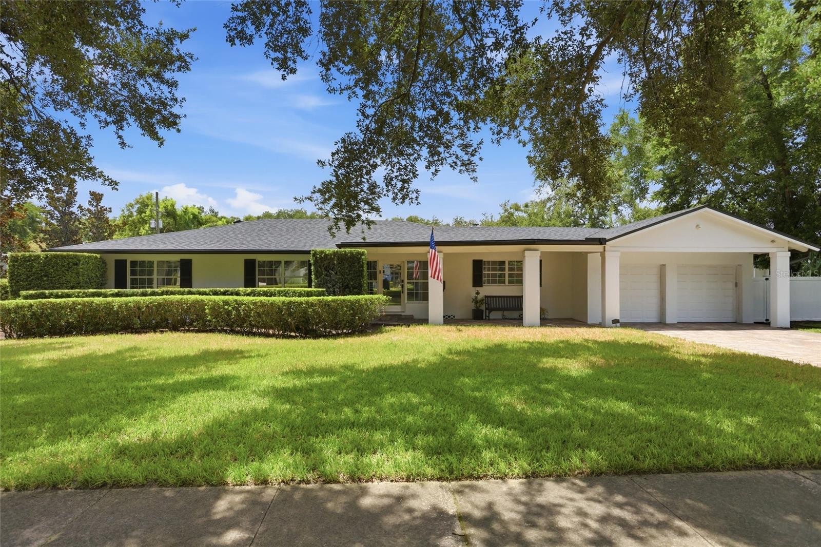 Under contract-accepting backup offers. Asking for HIGHEST and BEST by 5PM Sunday 7/19 . In the highly-sought Beverly Shores neighborhood of Orlando, this 3-bedroom, 2-bathroom home offers 2,376 square feet of living space with a bright, airy, open-concept living room, eat-in kitchen, and dining room. The primary suite is equipped with a Walk-in Closet and an Upgraded Bathroom. The entryway Foyer, with updating flooring, flows seamlessly into the dining room and kitchen, showcasing plenty of cabinetry for all of your cooking tools and serving pieces. A few steps beyond the kitchen, you will find the drop down living room that delivers immersive views of the back yard and pool through the tall windows. The laundry room, cleverly tucked away, is next to the two-car garage. This property benefits from generous back and side yards, providing plenty of space for play, an outdoor kitchen, and more. The huge screened patio w lap board wood stained ceiling as well as gas fireplace make it perfect for year round entertaining. No more worrying during hurricane season or bad weather for this home is covered by a Generac GENERATOR which powers the entire house! It also boasts a whole house water purification & softener system that can be activated as well as a sparkling pool w heated spa! Oversized lot. No HOA! Newer ROOF (2022).  Zoned for the A rated Audubon K-8 school, this home offers comfort and convenience, just minutes from I-4, the Orlando Museum of Art, Orlando Science Center, Lock Haven Park, Orlando Shakespeare Theater, and other entertainment venues, including dining, shopping, grocery stores, and more. Downtown Orlando and downtown Winter Park are both within a ten-minute drive.