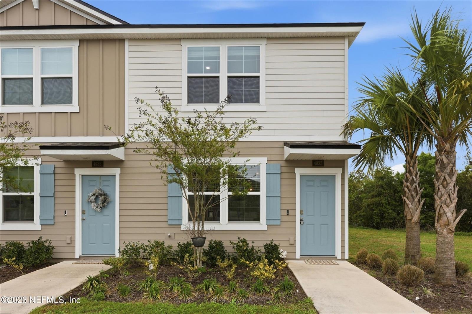 One or more photo(s) has been virtually staged. Welcome to this beautifully maintained townhome in the sought-after Equinox East subdivision with effortless access to major interstates, shopping, and dining -- just minutes from St. Johns Town Center. This corner unit offers an open, light-filled layout with a screened-in patio and very private lot with extra green space, a rare find in this community. Well maintained with tenant in place, this home delivers low-maintenance living and convenience without compromse. Perfect for investors or owners seeking value in a vibrant Southside location!