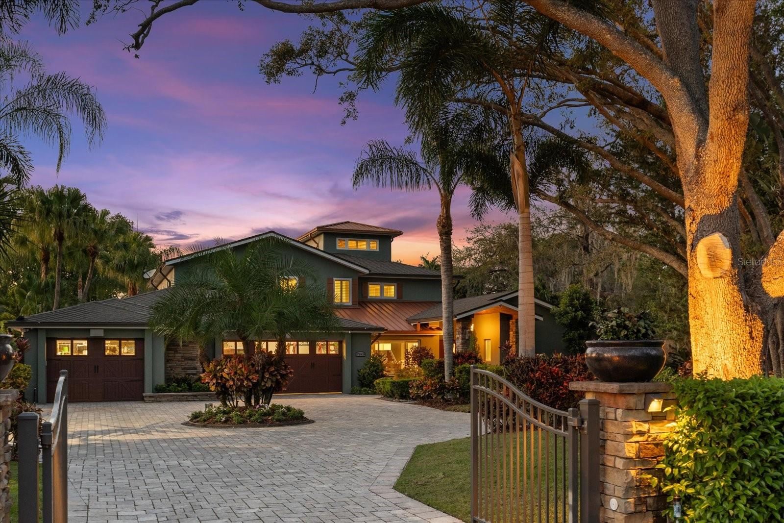 BACK ON THE MARKET DUE TO BUYER FINANCING. BELOW Appraised Value!  Lakefront Luxury in Winter Park. This CUSTOM gated estate feels like living at a resort. Situated on the beautiful 72-acre PRIVATE, spring-fed Lake Waunatta, this property has it ALL. Completely rebuilt in 2012, featuring six OVERSIZED bedrooms, six full bathrooms and two half-baths, home office, primary spa bath retreat, DOWNSTAIRS primary bedroom, media room, bonus loft, HUGE pool cabana, and even a permitted tree house! Tucked away at the end of a cul de sac, you'll find peace and tranquility behind the private gate and fenced property.  Beyond the pavered circular drive, you'll enter through the front door with pool and lake views. Enjoy the open-concept dining, living, and gourmet kitchen with luxury appliances, gas range, and a built-in nugget ice maker! Granite counters in the kitchen, dining room and eat-in kitchen, and a HUGE quartzite island. From the kitchen, you’ll pass TWO large, walk-in pantries with built-ins.  The downstairs Primary bedroom features lake views, a custom closet, a home office with TWO built-in desks, and the most thoughtfully designed spa bath with vanities for her and him separated by a water closet with a separate sink (and tv). The walk-in shower and jetted tub also have lake views for the ultimate relaxation.  Two more bedrooms on the first floor are excellent options for multigenerational living or young children. You’ll find three more generous-sized bedrooms all with ensuite baths, walk-in closets and built-in desks & cabinets on the second floor.  The sky is the limit on the third floor. This bonus loft with the BEST LAKE VIEWS and wet bar could be a man cave, gamer room, yoga studio, home office or whatever you may need. Head out back and be blown away by the cooling stone pool deck, saltwater pool, hot tub, water feature and a FANTASTIC almost 800 sqft pool cabana for the ultimate in outdoor living and entertaining.  As you reach the lake, take note of the sandy beach, composite boat dock with lift and floating jet-ski dock.  And don’t miss the permitted TREE HOUSE currently used as a yoga studio. Updates & Best Features include: 3-car garage, Custom-designed Builders Home, 50-year shingle and standing seam metal roof, sealed stucco soffits, mosquito control misting system, whole home sound system, two high-efficiency water heaters, AC (2020 & 2024), and whole home water filtration system with carbon filters. Zoned for Winter Park High School and close to Trinity Prep and UCF. Enjoy easy access to 417 & 408 to reduce commutes.  Don’t miss your opportunity to own this exquisite property. Schedule your private showing today! Be sure to preview the video https://bit.ly/423Mrok and the 3D Matterport Showcase https://bit.ly/3XFly8W <iframe src="https://my.matterport.com/show/?m=Mexo9nBKf89" frameborder="0" width="853" height="480" allowfullscreen allow="xr-spatial-tracking"></iframe>