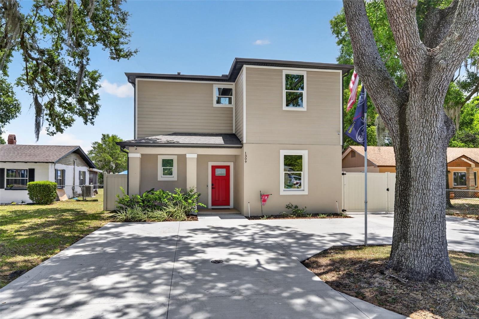 Discover exceptional craftsmanship and modern comfort in this custom built 3 bedroom, 3.5 bath home with an additional upstairs office/den, located in one of Eustis’ established residential areas. Enjoy the convenience of being just minutes from Downtown Eustis, Mount Dora, and Tavares, with easy access to shopping, dining, and entertainment—all while tucked away in a peaceful neighborhood setting.
This thoughtfully designed home is filled with upgrades and smart features throughout. Granite surfaces extend across the entire home, paired with elegant porcelain tile flooring and a striking porcelain accent wall in the living room. The open living area includes color changing lighting, dimmer switches, and USB equipped outlets in every room for added convenience. One bedroom is located downstairs with its own full bathroom, offering flexibility for guests or multigenerational living. The kitchen and living room combination creates an ideal space for entertaining and everyday family life. The back patio is already piped for a future summer kitchen and includes an outdoor shower. The property is pre wired for a pool and features an RV hookup plus a drive through access to the backyard—perfect for storing recreational vehicles, boats, or additional equipment. Additional upgrades include tinted windows throughout, a tankless hot water heater, whole house generator, sprinkler system, and an 8 camera whole house security system. Starlink internet service is available; buyers would simply need to obtain their own unit. The one car garage offers excellent storage with wire ceiling racks and gardening racks that convey.
This home blends modern convenience, thoughtful upgrades, and future ready infrastructure—an ideal choice for buyers seeking a custom property with room to grow.