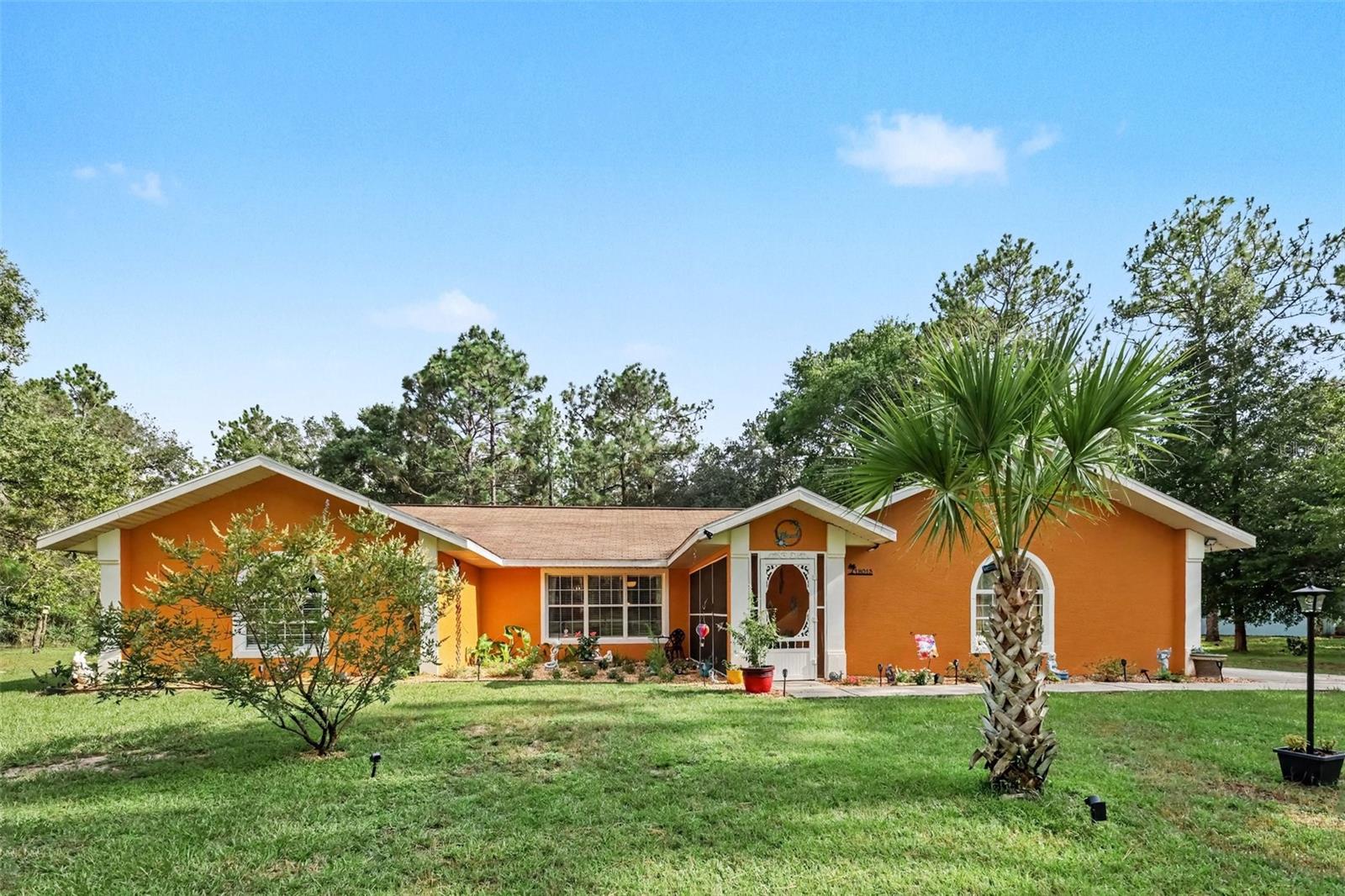 Welcome to your own private retreat in the desirable Rainbow Springs community! Situated on over an acre of land, this spacious home
offers the perfect blend of comfort, privacy, and outdoor living. Whether you're hosting family gatherings, entertaining friends, or simply
enjoying the peaceful surroundings, this property provides endless possibilities. A large shed offers plenty of additional storage for tools,
equipment, or hobbies.
Inside, you'll find thoughtful updates throughout, including a new HVAC system (2024), beautiful luxury vinyl flooring, and a renovated
kitchen featuring new appliances that make cooking and entertaining a breeze. The open and inviting layout creates a warm atmosphere
that's ready for you to move right in.
As a resident, you'll enjoy exclusive private access to the crystal-clear Rainbow River, along with outstanding community amenities
including a clubhouse, community pool, and tennis courts. Experience the peace and quiet of this wonderful neighborhood while still
enjoying recreation and nature right at your doorstep. Don't miss this opportunity to own a beautifully updated home with space, privacy,
and exceptional community amenities!