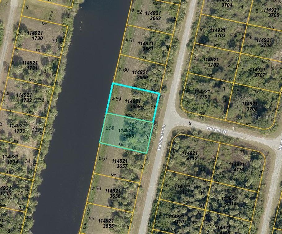 Grab these two side by side waterfront lots in growing North Port before they're gone!  These properties combine to equal 159 feet of road frontage and 158 feet of canal frontage on the Cocoplum Waterway with miles and miles of waterways to explore.  Bonus - these two lots are in preferred flood zone X and are zoned "AC10", which allows for many uses (Buyer to confirm intended use with zoning department).  Great location in Eastern North Port near the Port Charlotte border, ideal for your future development or investment!  Price listed is per lot.  Lot 59 is listed as MLS#D6146834.
