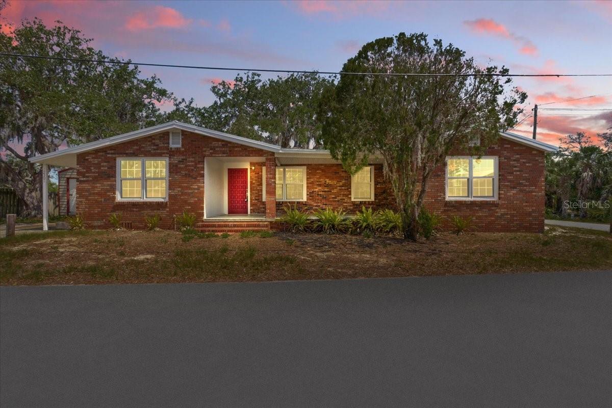 This beautiful brick home in Cedar Key has never flooded and is high and dry!  The home is laid out with a split floor plan, a kitchen with brand new refrigerator and stove, gorgeous cedar butcher-block plank countertops with a matching pass through/bar to the dining room.  White wood cabinets in the kitchen with a large pantry. Wood baseboards throughout, updated kitchen AND bathrooms.  Large Master bedroom with a walk-in shower, the same beautiful wood countertops and dual sinks.  There's 2 more bedrooms (one with a walk-in closet!), one has an exterior door that would make a great office and a guest bath (same wood countertops and beautiful tile in the shower/tub combo) on the other end of the home.  It's on a corner lot and plenty of storage in the shed!  Cedar Key is very popular with plenty to do!  Prime fishing, shops, restaurants and a beach! Call today to see this gem.