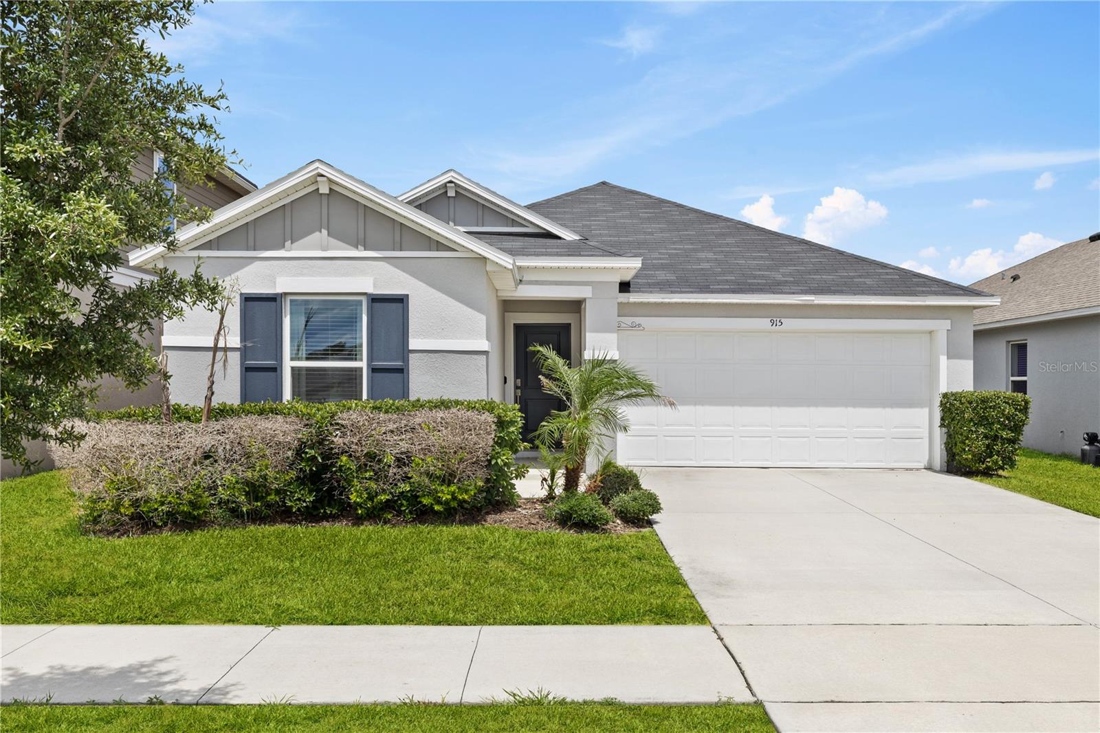HOA $110 ANNUAL! NO REAR NEIGHBORS, HUGE BACKYARD! This like-new. 3 Bedrooms, 2 baths, single-story home delivers upscale style and standout upgrades—, plank flooring in the entire house, (NO CARPET) and a bright open layout with soaring ceilings. Enjoy a chef’s kitchen with an oversized island, marble countertops, 36” cabinets, and Whirlpool® stainless appliances. 1666 sq ft. Huge backyard . The primary suite feels like a private retreat with a large walk-in closet and spa-style bath with dual vanities and a tiled walk-in shower. Step out to the covered patio for effortless relaxing and entertaining. Located in BellaVIVA, with a resort-style pool, trails, and green spaces—minutes to Disney, shopping, dining, and top-rated schools, just 5 mins from ACADEMIR PREPARATORY CHARTER SCHOOL. Furniture will be remove from the property when property gets under contract, they are only for staging.