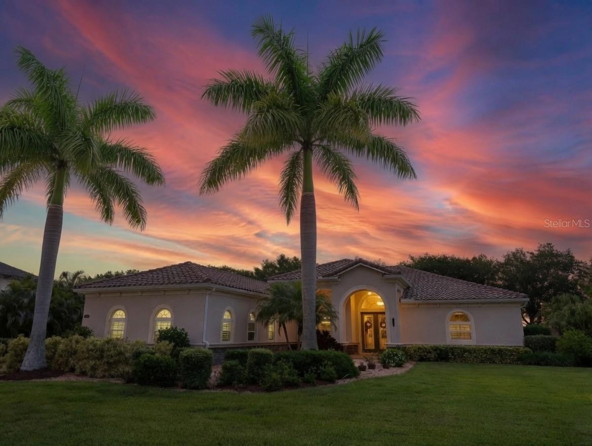 Bigger Price reduction!! The owners have really reduced the price on this amazing Open-Concept 3-bedroom, 3-bath, 3-car garage home! Originally an upgraded Builder’s Model, this home, conveniently located near Lakewood Ranch in the wonderful Rye Wilderness community, features a large bonus room and a heated saltwater pool with spa, all set on a HALF-ACRE lot. The gourmet kitchen is beautiful and functional with an oversized quartz island and huge walk-in pantry.  Just a few of the Upgrades are an impressive natural stone accent wall, crown molding, coffered ceilings, and quartz countertops throughout. The expansive open floor plan offers easy living and effortless entertaining.  This is the home where everyone wants to gather.  It is perfect for the Florida indoor-outdoor lifestyle with large sliding glass doors opening from the living room and bonus room to a grand lanai with multiple seating areas.  The split floor plan provides privacy for the primary suite, which features an en suite bathroom with a garden tub, zero-entry shower, dual sinks, a spacious double linen closet, and two John Lewis custom-designed walk-in closets.  On the opposite side of the home, you’ll find two additional bedrooms (each with walk-in closets), two bathrooms, and a large bonus room with sliding glass doors leading to the lanai, perfect for a home office, den, or game room.  The current homeowners have added significant value, including a New Water Heater (2025) & LENNOX 5 TON A/C (2021) WITH MEDICAL GRADE FILTRATION and all new duct work, a whole-house water purification system, wooden plantation shutters, whole house gutters, and a Smart Sprinkler System. The roof is cement tile and built to last; new in 2014, it has never lost a single tile. The three-car garage has been upgraded with new door lifts that recess to the ceiling.  These are just some of the many features that make this home an exceptional find. Schedule your tour today and pick up an extensive list of the upgrades or click on the 2 Video Links below the photos to get a real feel for the home! The first one is a video walk-thru with me and the second is a Three D tour where you can explore the home in detail. With no CDD fees and low HOA fees, this may be the perfect home for you!