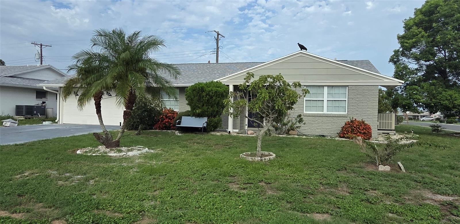 Completely remodeled and looking for a new tenant soon. This single family home is located on a corner lot in Sun City Center where you can enjoy your retirement years with clubs, pool, gold, trips and more. Walk into the foyer and you'll take a left into the brand new kitchen with an island over looking the living space. The two large areas can be used in so many ways. The guest bedroom is at the front with a full bath right outside the door. The primary bedroom has lots of storage and has an ensuite bath with a walk in shower. The slider goes out to the living area. Your laundry room is almost as big as a bedroom so you can put a desk in here if you wish. The 2 car garage has a large storage room as well and can be a hobby room. Cme and take a look at this one and get on the waiting list.