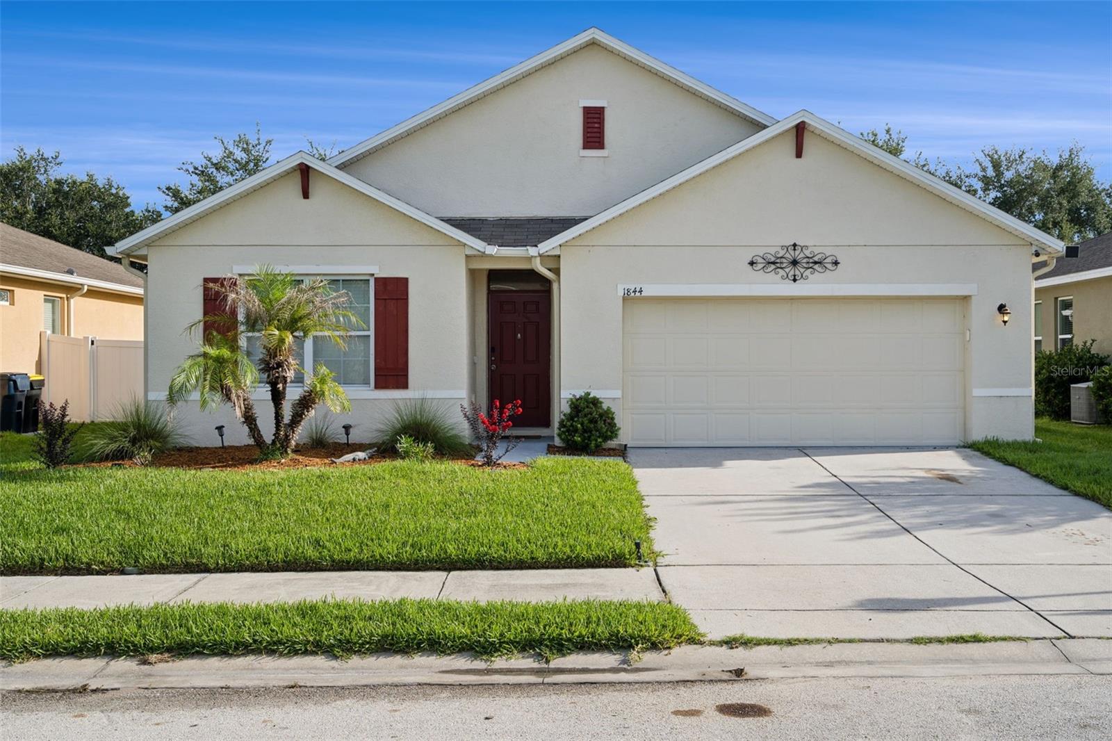 This home checks all the boxes.  Professionally landscaped front and back.  The backyard is private and perfect for those get togethers with a lavash paver patio, firepit and grill bar.  Don't like the hot summer sun well no problem the beautiful patio cover conveys.  Complete sprinkler system to take care of your beautiful lawn and gardens.  Along the back fence are 3 of the most beautiful 12 foot Crepe Myrtle trees you could imagine and they are in full bloom.  The front yard was just professionally installed St Augustine sod.  It is like walking on clouds.
The inside has just been freshly painted throughout.  French doors lead to a sweet screened room great for your morning coffee.  The kitchen pantry has been custom upgraded with room for your wine fridge.  The Laundry Room has custom cabinets also.  Fans in all the bedrooms and the rec room and a controllable thermostat helps keep the electric bills low.  A very family friendly neighborhood where your neighbors still say hi and will help when needed.  The Master suite has a nice size bath and huge walk-in closet.  This one won't last long so don't wait it is truly move in ready.