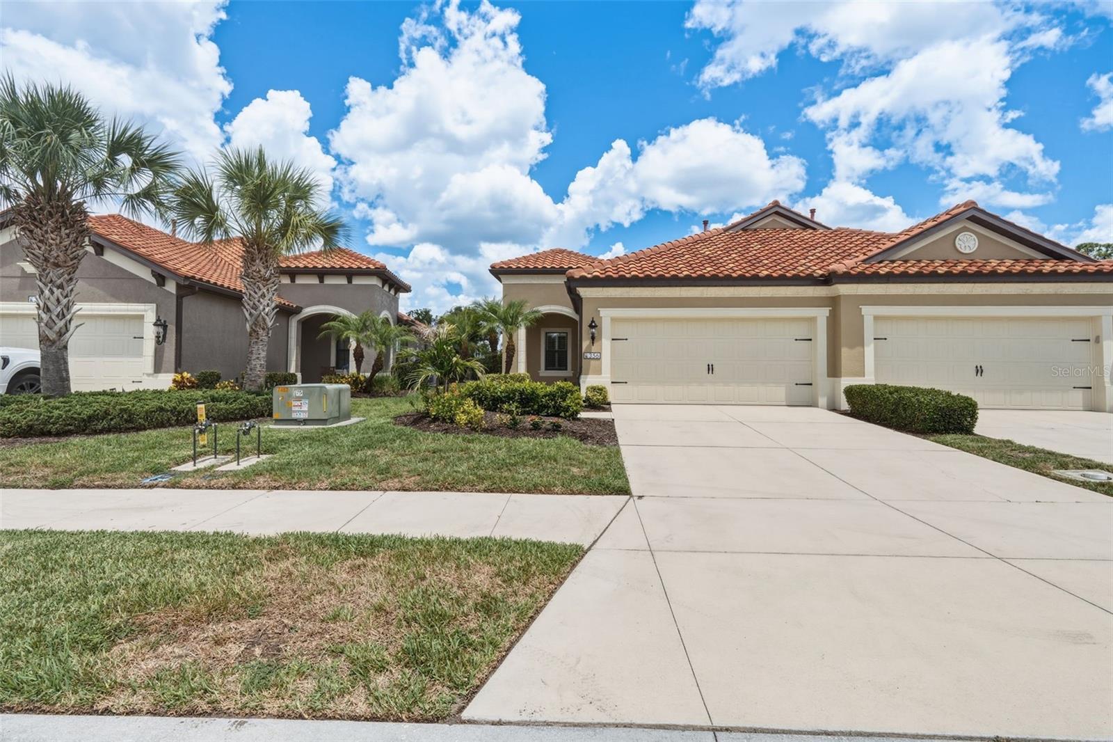 Welcome to this two bedroom + den, two bath residence, in the highly sought after community of Milano in Nokomis. This villa is perfectly positioned near the end of a quiet cul-de-sac, backing to a private pond and preserve — a rare setting that offers exceptional privacy. This villa lives like a single-family home and features light-filled living spaces, a functional split-bedroom floor plan, natural gas appliances, low HOA fees, and maintenance-free living. This home features upgrades such as a tray ceiling, crown molding, plantation shutters in every room, and neutral tile flooring throughout the entire home— NO CARPET! The kitchen features upgraded cabinets & countertops, under cabinet lighting, stainless steel appliances, closet pantry, and an island with seating. The washer and dryer convey with the home. Enjoy your morning coffee or an evening cocktail in your very own extended lanai! For peace of mind during storm season, the entire home has hurricane shutters. Located in an X flood zone so no need for flood insurance. Milano is a gated, resort-style, natural gas community, with top-tier amenities including a heated pool & spa, clubhouse, outdoor pavilion, tennis/pickle ball courts, dog park, and bocce. There is even a lifestyle director on staff to organize events for the community. The HOA is just $847.54 per quarter and pays for the lawn maintenance at each villa, amenities, various activities, landscaping of the common areas, and community gates. There is NO CDD fee in this community. Owners may rent their property on a six-month minimum lease period. Publix grocery store is 2.6 miles away, Venice Island/downtown Venice 6.5 miles, downtown Sarasota 17 miles and your choice of Venice and Nokomis beaches are 7 miles away with other beach options just a few miles further. Venice Island is known for its beaches, shopping, dining, splash pad, parks, playgrounds, fishing pier, tennis courts, weekly farmer’s market, tons of events, and so much more! Schedule your showing today and start living the Florida lifestyle! (See floorplan in photos.)