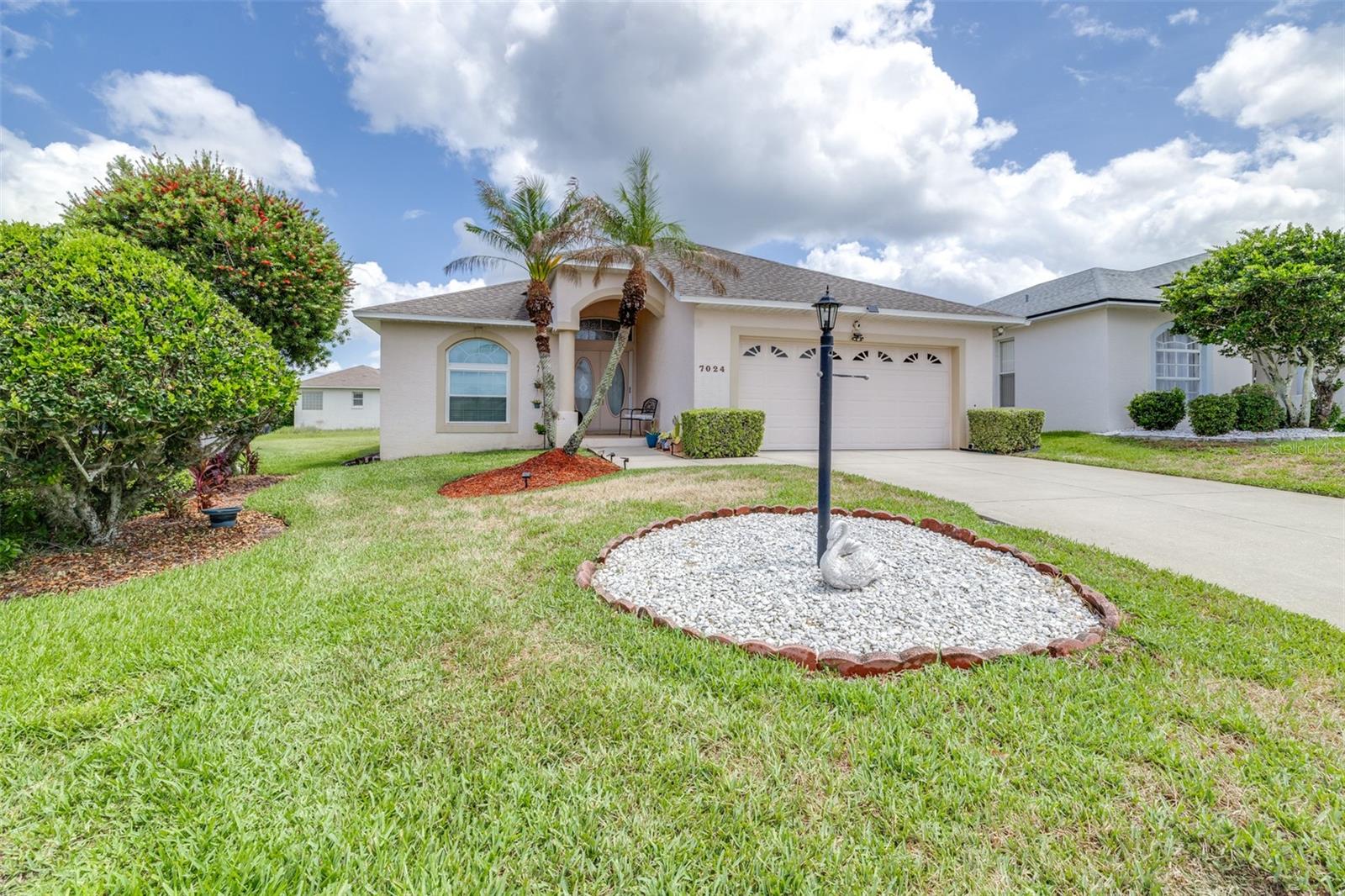 This Beautiful 3 bedroom, 2 bath home located in gated Huntington Hills championship golf community.  Home is on a quiet cul-de-sac around the corner from our pool, pickle ball courts, tennis courts and spa. Home is wired for and has a full home back-up generator.  Home is very close to shopping, (30 miles) to Tampa Bay, & Orlando.  Property also has a 55 acre lake with fishing, boat ramp, a covered area for a bonfire, picnic tables and views of Lake Lester.  This home is ready to make your move today.