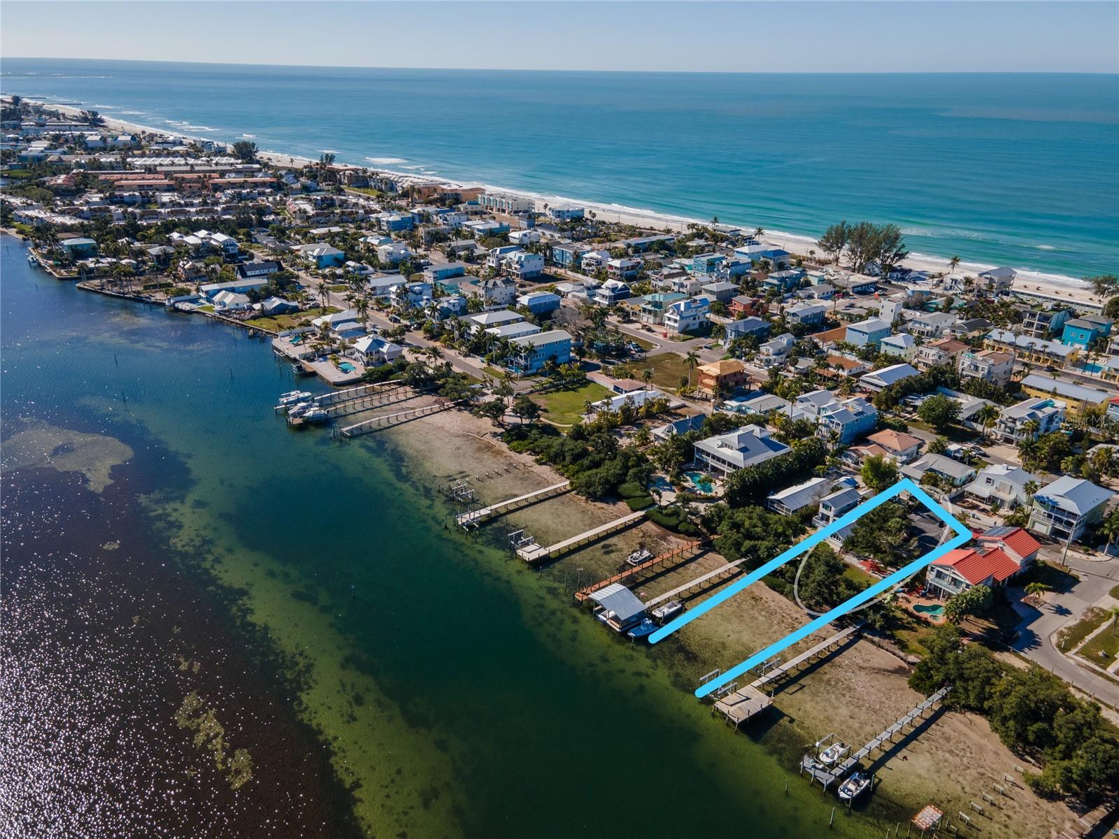 BUILD YOUR BAYFRONT DREAM HOME... Gorgeous views of the bay & Intracoastal Waterway from this property on a quiet, serene street.  Home was remediated after the hurricanes of 2024 and is now a blank slate for a new owner to create their forever home on the water. This 2/2 home has good bones, vaulted ceilings and a nice floor plan to reinvent OR raze current structure to build a magnificent bayfront home on Anna Maria Island. Ideally situated right on the bay and just a short stroll to the beach with easy access... Waterfront parcel, PI#74413.0010/9 will convey with this sale.