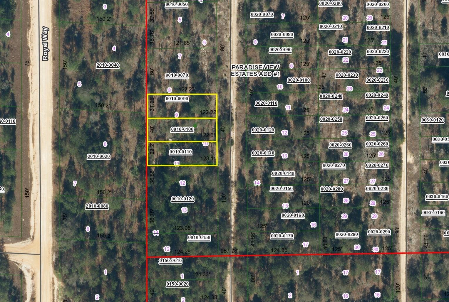 Excellent opportunity to own three adjoining lots with endless potential! Whether you're planning to build your future home or add to your investment portfolio, these properties provide flexibility and value. Please note that all three lots must be sold together; the sale of each individual lot is contingent upon the purchase of the entire package. The seller is open to considering reasonable offers. Don't miss this unique opportunity to acquire all three parcels in one transaction.