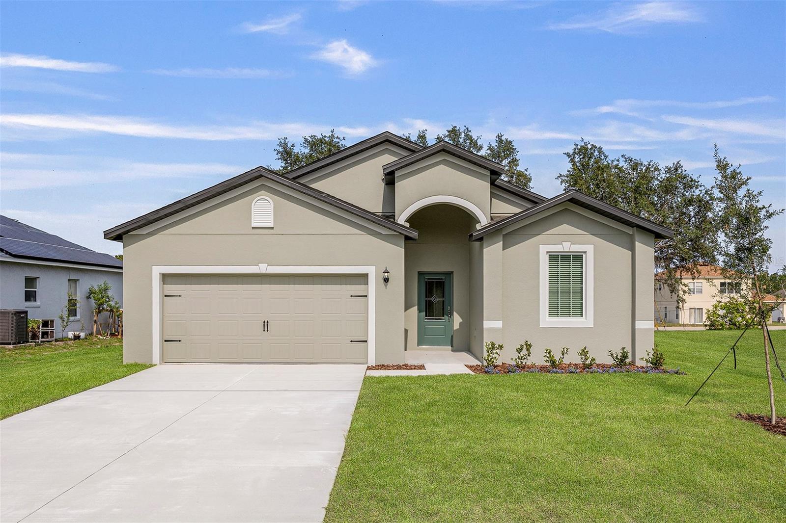 Take advantage of an incredible builder promotion featuring low down payment options and builder paid closing costs, rate promotions, with a low 4.25% available making homeownership more accessible than ever. Inside you'll find premium upgrades throughout, from high end finishes and designer details to an open concept layout built for both everyday living and entertaining. Why wait to build when you can move right in? This quick move in home gives you the best of both worlds brand new construction without the wait plus incentive that make it an opportunity you don't want to miss. 
Discover the perfect blend of comfort, style, and affordability with the Escambia floor plan by LGI Homes. This beautifully designed single story home features a spacious open concept layout ideal for both everyday living and entertaining.
At the center of the home is a chef ready kitchen showcasing granite countertops, energy efficient Whirlpool appliances, and elegant wood cabinetry. The expansive family room flows effortlessly to a covered patio, creating the perfect space for indoor outdoor living year round.
The Escambia offers four generously sized bedrooms, including a private owner’s suite with a large walk-in closet, dual-sink vanity, and a well appointed en-suite bathroom. A versatile flex room and ample storage throughout provide the flexibility to fit your lifestyle.
Additional features include a two car garage and a thoughtfully designed layout that balances comfort and functionality.
Residents enjoy access to a wide range of community amenities, including a baseball field, basketball court, playground, dog park, picnic areas, soccer fields, swimming pools, volleyball court, and more all conveniently located near shopping and dining.