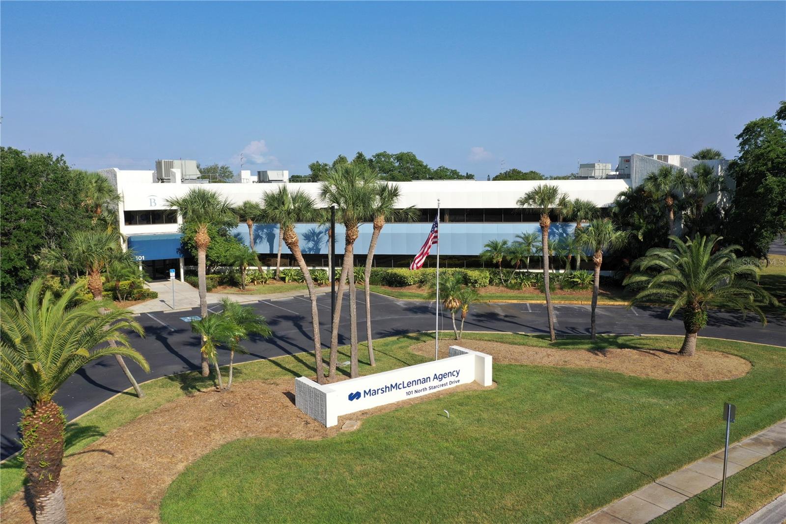 This fully renovated, two-story single tenant office building in Clearwater, FL is a standout property, currently fully tenant occupied and offered as an investment sale opportunity. Nestled on a spacious rectangular parcel, the site boasts ample surface parking and mature landscaping.

Recently remodeled in 2019, the interior features Class A finishes including new millwork, upgraded interior finishes throughout, modern interior partitions, stylish flooring, energy-efficient LED lighting, elegant interior doors, glass sidelights, and updated restrooms. Additionally, the majority of HVAC units were replaced in 2018/2019, and the roof was newly replaced in 2021.

When you arrive at the property, visitors are greeted by an impressive entrance and lobby area, complete with a circular driveway and convenient guest parking adjacent to the main building entrance. A prominent monument sign welcomes visitors, complemented by an above-average parking ratio in the expansive surface parking lot.

Step inside to discover a thoughtfully designed interior layout boasting a mix of private offices and open areas for cubicles, all enhanced with upgraded ceilings and lighting. The main building lobby showcases an impressive boardroom with a nearby coffee and catering station, complemented by various meeting and conference spaces of varying sizes throughout the office.  Each floor is equipped with a breakroom for added convenience. Additional property features include small and large training rooms, work areas, storage space, and varying-sized private offices. The property also offers a dedicated mail room and IT room.