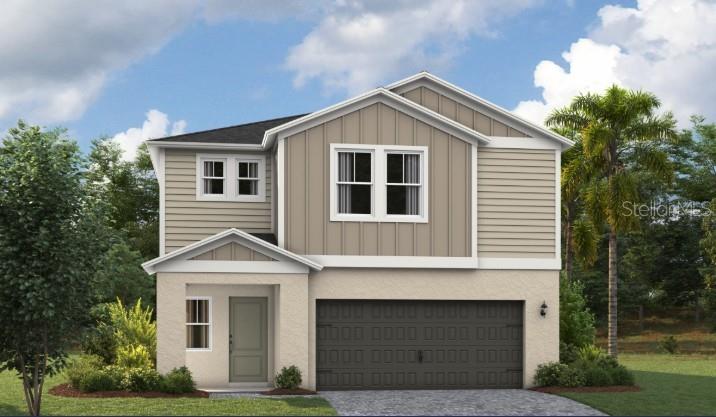 Under Construction. Valencia
BELOW MARKET INTEREST RATES with use of Seller's Preferred Lender.
Prepare to be impressed by the Valencia, a two-story home featuring 5 bedrooms, 3 bathrooms, and a 2-car garage. This floorplan is designed for modern living and effortless entertainment. Step through the elegant foyer into a vibrant main living area, complete with a private guest suite for ultimate comfort. The kitchen shines with sleek quartz countertops, stainless steel appliances, and luxurious vinyl plank flooring overlooking the dining area which flows beautifully to the covered lanai through sliding glass doors. Upstairs, you’ll find the secluded owner’s suite complete with a walk-in shower, dual vanity and spacious walk-in closet. Conveniently located by the additional bedrooms is the cleverly designed oversized laundry room with new washer and dryer. Another modern feature of the Valencia is the smart thermostat with voice control, making energy efficient living a breeze. Outside, enjoy the chic elevation and professionally curated landscaping that adds the perfect finishing touch to this exceptional home. 
Beyond the home, Pasadena Woods enhances everyday living with amenities designed for both relaxation and recreation. Residents can enjoy pickleball courts, a resort-style pool, a dog park, a tot lot, walking trails, and curated lifestyle programming—all thoughtfully planned to foster connection and community. Ideally situated near local parks, The Grove, KRATE, and major commuter routes, Pasadena Woods puts shopping, dining, entertainment, and everyday conveniences within easy reach. 
Images shown are for illustrative purposes only and may differ from actual home. Completion date subject to change.
Contact or make an appointment for more details on interest rates.