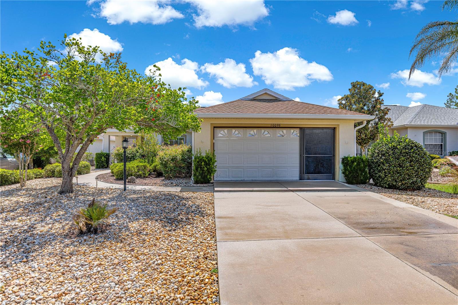 Welcome to this popular Wakefield floor plan featuring 2 bedrooms, 2 baths and an office.  Located just steps away from the Arbor Club which has a state of the art fitness center, and indoor plus outdoor pools, you just can't beat the location.  This home also sits on a street with no through traffic that ends in a cul-de-sac.  Seller is paying for a NEW ROOF! This home has new carpeting and new interior paint.  Both baths have quartz counters.  The screened in lanai looks over one of the deeper sites in the community so the neighbors are not right behind you.  With lanai facing mostly east, you will get sunrises but the hot afternoon sun will be to the front of the home so you can enjoy cooler evenings.  The garage is oversized with 27 feet in depth! Exceptionally well-maintained, this home is priced to sell!  Schedule your showing today!