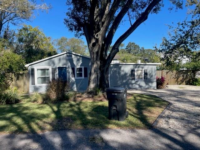 Available 8/15/2026  ***FURNISHED*** Beautiful renovated 2 bed 2 bath home in North St Pete.  Upon entering, you will be greeted with a spacious open concept floor plan complete with hard wood and tile flooring.  The kitchen is complete with a large granite countertop, stainless appliances, cabinets as well as a tile backsplash.  The bathrooms have been renovated as well featuring vanities, stunning tile shower surrounds plus a tankless water heater!  There is a  large back deck, you will overlook the huge backyard.  The property is in close proximity to I-275, Gandy Blvd and beach, shopping and restaurants.