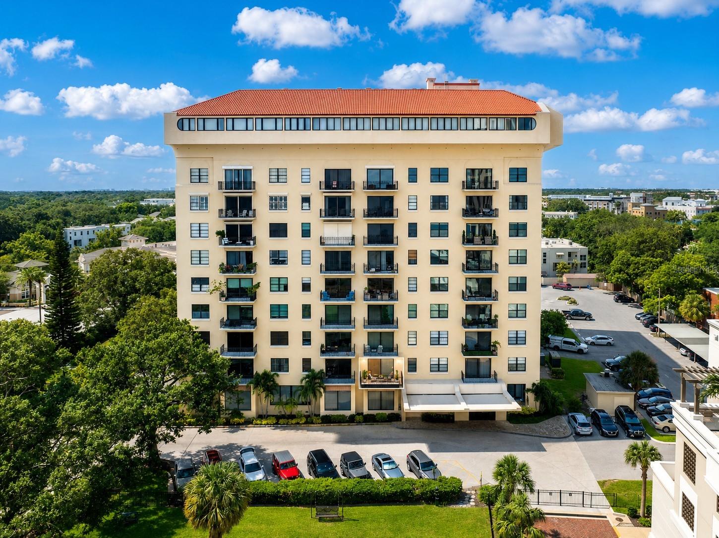 Located on Tampa’s most iconic street—Bayshore Boulevard—this stunning one-bedroom, one-bath condominium offers million-dollar views at a fraction of the price. Enjoy breathtaking views of Tampa Bay from both the living area and primary bedroom.
Inside, you'll find luxury vinyl flooring, crown molding, high ceilings, fresh interior paint, and a beautifully renovated bathroom. The kitchen is designed for both everyday living and entertaining, featuring solid wood cabinetry, granite countertops, and stainless steel appliances.
Sliding glass doors lead to your private balcony overlooking Tampa Bay, the perfect spot to enjoy your morning coffee or unwind with evening sunsets and bay breezes. Enhancing both comfort and energy efficiency, the patio doors are equipped with solar film and new electronic roller shades. The primary bedroom showcases the same spectacular water views and includes updated fixtures and a stylish walk-in shower. Additional recent improvements include a new A/C system installed in 2025, providing peace of mind for years to come. Residents enjoy access to a beautiful community pool and barbecue area, all while being just steps from Bayshore Boulevard's scenic waterfront path. Ideally located in Hyde Park, you'll be close to Tampa's premier dining, shopping, and entertainment destinations, including the vibrant Howard Avenue district and Downtown Tampa. Convenient access to Tampa International Airport makes travel a breeze. Don't miss this opportunity to own a piece of Bayshore Boulevard. Schedule your private showing today!