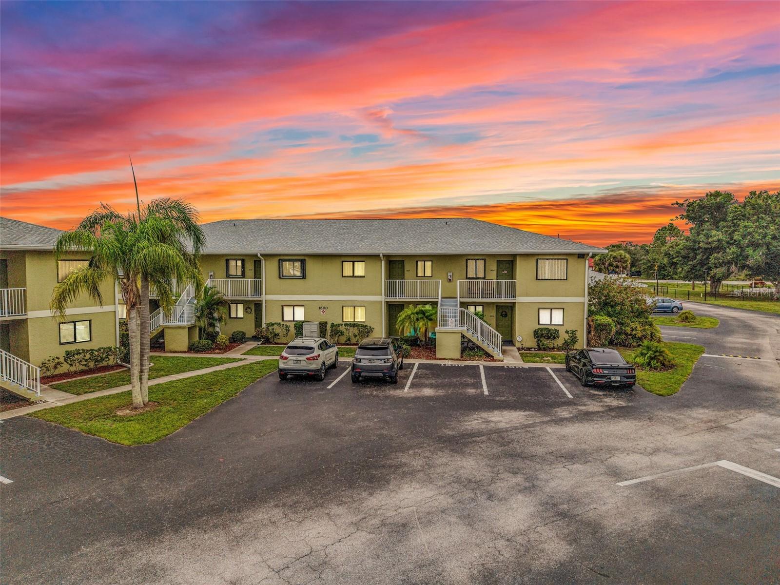 Welcome to easy Southwest Florida living in this beautifully maintained ground-floor corner residence tucked inside the desirable Deep Creek area. Offered completely furnished and move-in ready, this inviting condo combines comfort, convenience, and a carefree lifestyle from day one.

Inside, you’ll find a bright and functional layout featuring durable tile and wood-look flooring throughout, plus the added convenience of a private laundry area with a recently updated washer and dryer. The spacious enclosed lanai offers the perfect flex space for morning coffee, reading, or relaxing year-round with both screened and windowed enclosure options.

Major updates include a 2024 roof, hurricane storm shutters, radon monitoring system, security system, and a newer washer and dryer, adding both peace of mind and long-term value. Best of all, this property is located outside of a flood zone, meaning no flood insurance is required.

Residents enjoy a welcoming, pet-friendly atmosphere complete with a community dog park and an impressive lineup of amenities including a renovated clubhouse, sparkling pool, fishing pier, lending library, and scenic lake access for kayaking, canoeing, and paddle boating.

With no current special assessments and an affordable quarterly HOA fee of only $800, this is an exceptional opportunity to enjoy low-maintenance Florida living in one of Deep Creek’s most desirable communities.