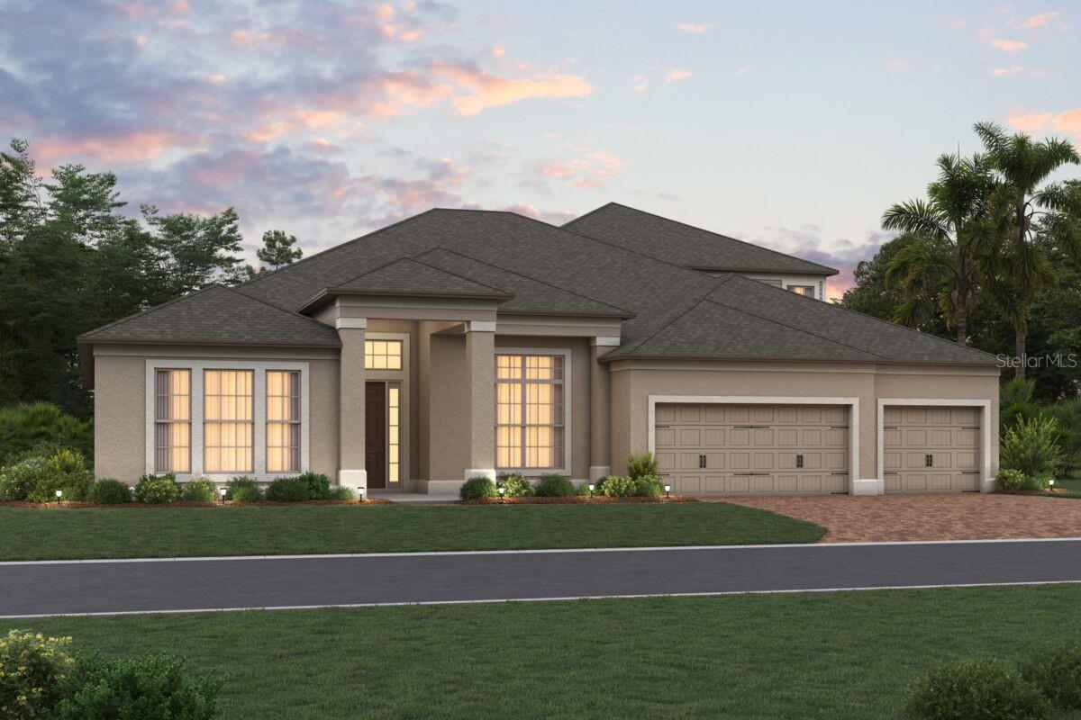 Under Construction. Welcome to 2544 Hawks Overlook Place in Oviedo, Florida: a stunning new construction home built by M/I Homes. This 2-story home offers 4,530 square feet of thoughtfully designed living space, featuring 5 bedrooms, 4 full bathrooms, and 1 half bathroom.

Step inside to discover an open-concept living space that creates a seamless flow between gathering areas, ideal for both everyday living and entertaining. The quality of design is evident throughout, with carefully selected finishes and attention to detail in every room.

Additional key features include a study with double doors, a formal dining room, a massive upstairs bonus room, walk-in closet in each bedroom, a covered lanai, and a 3-car garage.

The owner's bedroom includes a private en-suite bathroom that features two vanities, a separate shower and tub, and two walk-in closets, providing a comfortable retreat.

This home is situated in a well-established neighborhood with convenient proximity to parks, making it an excellent fit for those who enjoy outdoor recreation and green spaces. The surrounding area provides a welcoming atmosphere with easy access to nature and everyday conveniences.

This move-in-ready home delivers quality construction and a well-planned layout designed for comfortable living.