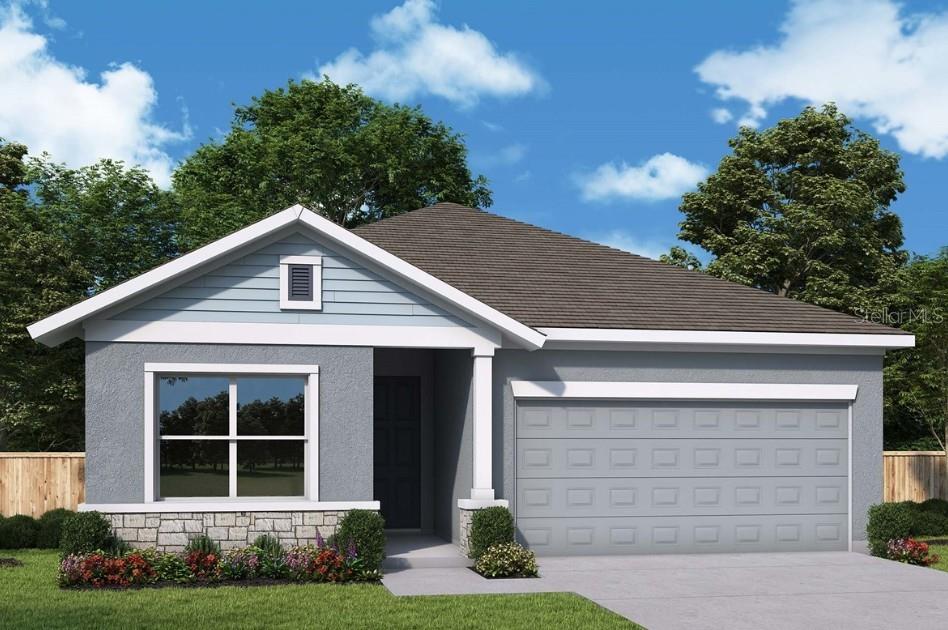 Under Construction. Nestled along a charming street in sought-after Oakfield at Mount Dora, this beautifully crafted David Weekley Sanborn offers timeless style, quality craftsmanship, and modern comfort. Filled with natural light, the open-concept design is perfect for everyday living and entertaining. The gourmet kitchen features upgraded cabinetry, under-cabinet lighting, and flows seamlessly into the spacious family and dining areas. The private Owner's Suite provides a relaxing retreat with a well-appointed bath and generous walk-in closet, while the secondary bedrooms offer flexibility for guests, a home office, or hobbies. Enjoy Florida living year-round in the fenced backyard, and thoughtful extras including window blinds throughout. Oakfield residents enjoy a resort-style pool, playground, dog park, and walking trails, all just minutes from historic downtown Mt Dora.