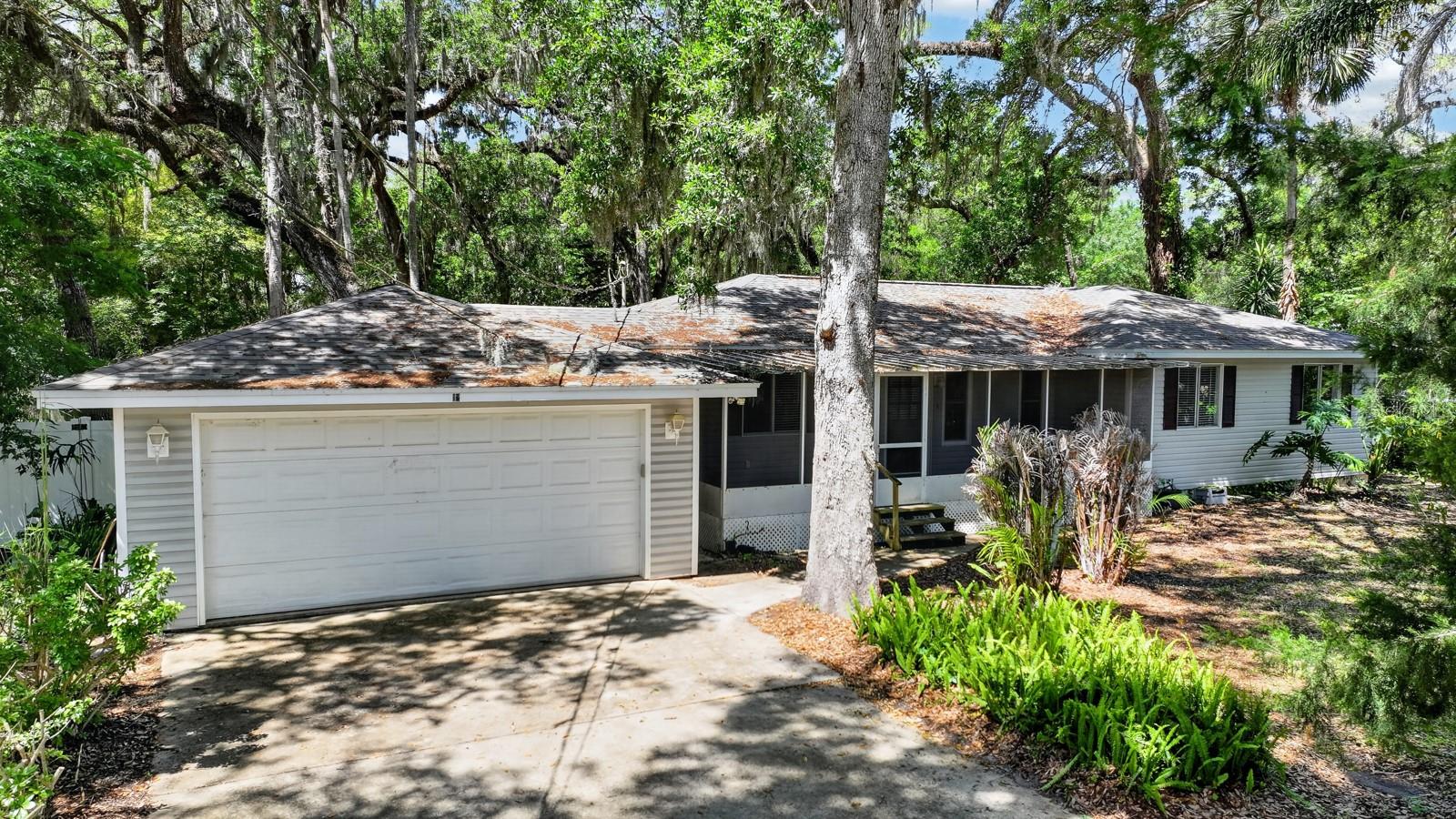 FANTASTIC Opportunity to live in The Hammock between the Intra Coastal Waterway and the Atlantic Ocean.  With nearly one-half acre of land  there is plenty of space for recreational vehicles, garden features, or outdoor living.