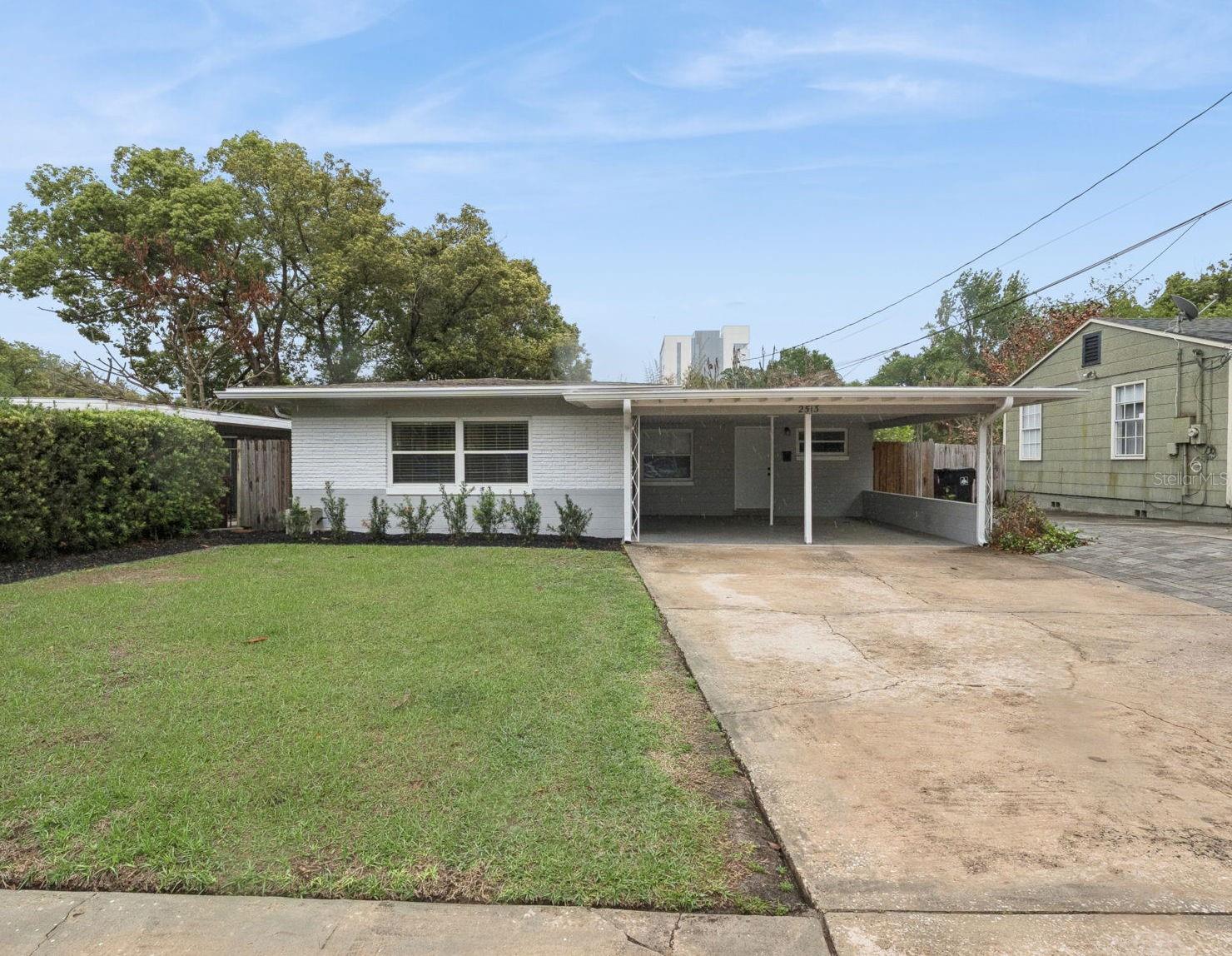 Terrific duplex in the College Park area of Orlando!  Home has been well taken care of and fully replumbed, AC 2018 and roof 2018. 
This home has two units but could be easily combined with access again.
This home has a large 2 bedroom 1 bath with two living areas and a 1 bedroom 1 bath with private entrance.  Both the main home and the guest apartment have been beautifully updated with newer kitchens and bathrooms.  This home is NOT a flip as the owner has lived here for many years and it shows from the quality of work and way the home was maintained.  
The main home features a newer kitchen with granite counter tops, beautiful white cabinets and stainless steel appliances.  The kitchen has been opened up to the dining room and living room areas.  The bathroom was tastefully updated several years ago and features a tub/shower combo.  The flooring in the original main home is terrazzo and in terrific condition! There is a large family room off the back of the main home that over looks the lush and meandering backyard.  If you want a yard and a place to entertain this is a haven!!  Backyard offers a firepit area, a large entertaining deck with pavers, space for gardening and two sheds for storage.  The patio is pre wired for jacuzzi electric and ready to go!!  Come and explore.  The backyard is fenced in but has private doors both from the main house and the guest apartment leading out to the backyard.
The guest apartment offers its own private entry and is a 1 bedroom 1 bath that has also been tastefully updated with a newer kitchen and bathroom.  The guest apartment also has a private exit to the backyard and access to its own washer and dryer!  
This home has always been a duplex but could easily be converted back to having access between the units.
The home offers a 2 car carport and a terrific location.  Zoned for Princeton Elementary and walkable to the vibrant Edgewater Drive!!  Conveniently located for easy access to I-4, the 408, downtown Orlando and Winter Park.

Key features:
Duplex layout: 2BR/1BA main + 1BR/1BA private apartment
Updated kitchen (granite counters, white cabinets, stainless steel appliances)
Updated bathrooms
Large family room with backyard views
Private backyard, ideal for entertaining with large paver deck, fire pit area, storage sheds and plenty of gardening areas.
Each unit has their own set of washer and dryer
Private entrance and backyard access for guest unit
2-car carport
Princeton Elementary zoning; walkable to Edgewater Drive
Convenient to I-4, 408, downtown Orlando, Winter Park
Call to schedule a showing.