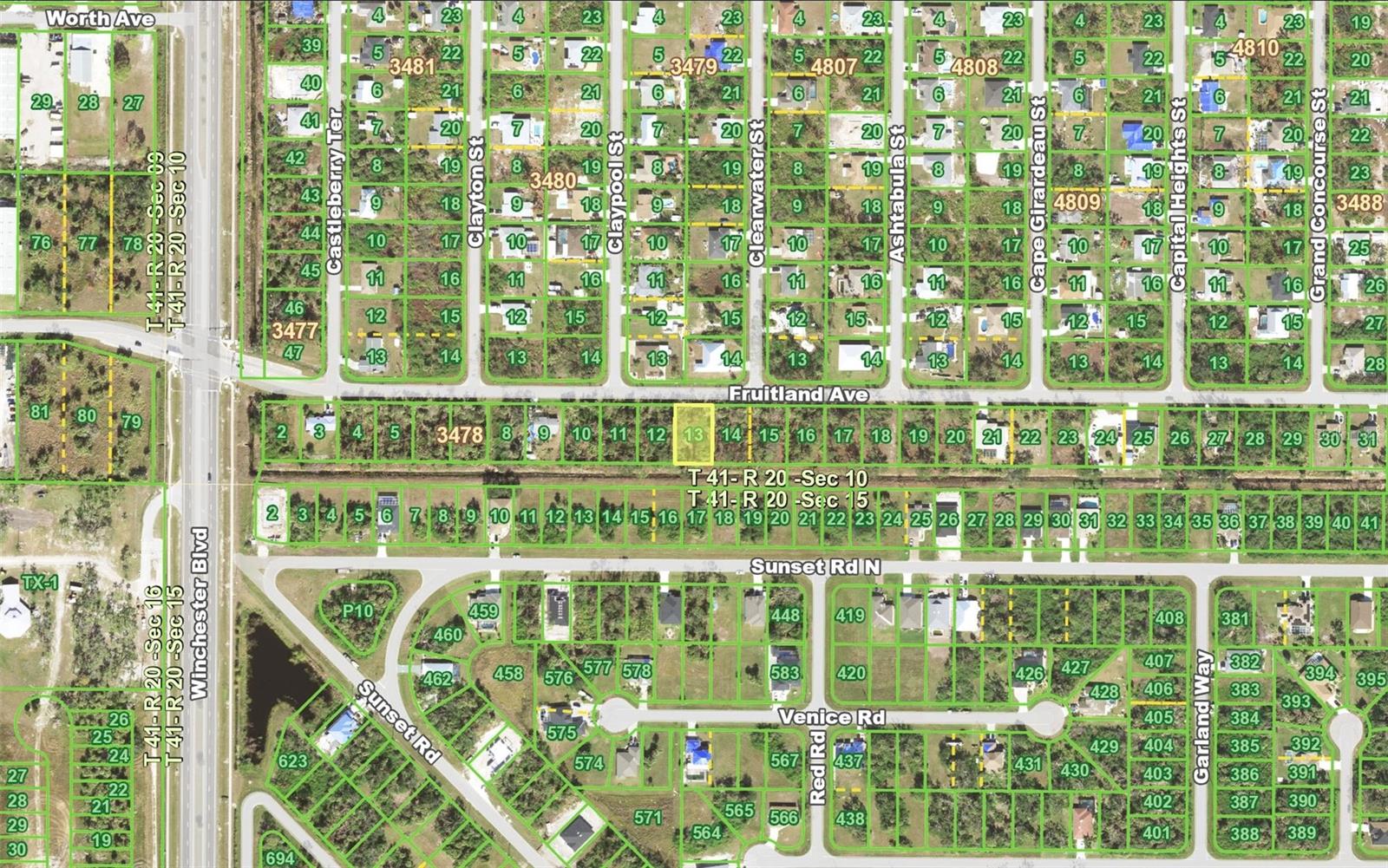 PORT CHARLOTTE SEC 074 - Land