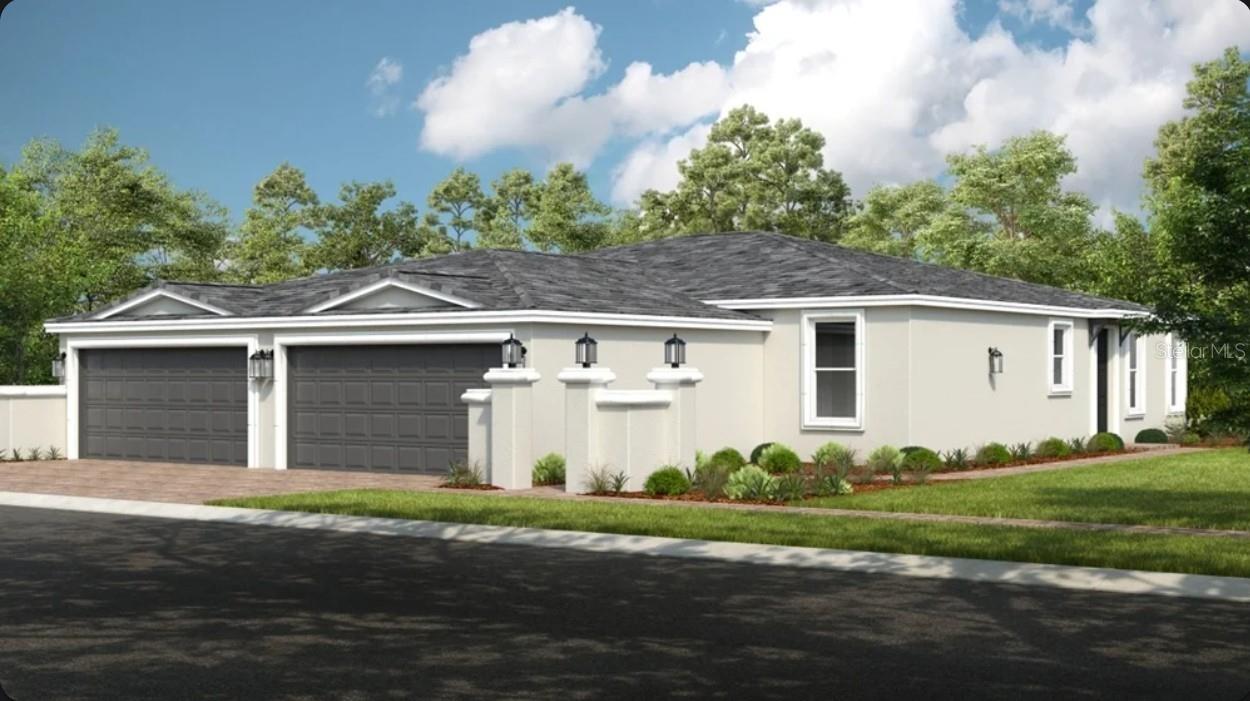 Under Construction. What's Special: Dedicated Study | Close to Park. New Construction - August Completion! Built by America's Most Trusted Home Builder. Welcome to the Caicos at 11291 Silver Trumpet Loop in Esplanade at McKinnon Groves! Step into a thoughtfully designed layout where the foyer opens into a bright great room, creating a comfortable and welcoming central living space. The great room flows seamlessly to the extended covered lanai, offering a beautiful indoor-outdoor connection that is perfect for relaxing or entertaining. The adjacent kitchen features a functional layout with easy access to the dining area, making everyday living feel effortless. Privately positioned at the rear, the primary suite offers a peaceful retreat with a well-appointed bath and generous closet space for added comfort. Near the front of the home, a versatile study is enhanced with pocket doors, providing flexibility for a quiet workspace or cozy retreat. A secondary bedroom and shared full bath are thoughtfully placed nearby, offering privacy and convenience. A dedicated laundry room and attached two-car garage add everyday functionality, while the covered front porch creates a warm and inviting entry. The overall design blends comfort, flow, and smart use of space for easy living. Additional Highlights Include: extended vinyl flooring, 8' doors, tray ceilings, and garden fence. Photos are for representative purposes only. MLS#O6412965 Esplanade at McKinnon Groves brings resort-style living to Winter Garden with beautifully designed open-concept homes set among natural views. This vibrant gated community offers a lifestyle centered on wellness, unique experiences, and signature amenities that make every day feel like a getaway. The Venue will feature a fitness center, movement studio, treatment room, lifestyle spaces, outdoor terrace seating, Bahama bar, and a resort pool with a spa and cabanas. You’ll also enjoy fireside seating, yoga and flex lawns, pickleball, tennis and bocce courts, a bark park, rose garden, and a trailhead connecting miles of equestrian and walking trails. Concierge services and year-round events elevate the experience even more. With zoning for Lake County public schools, this community blends everyday convenience with resort-style comfort!