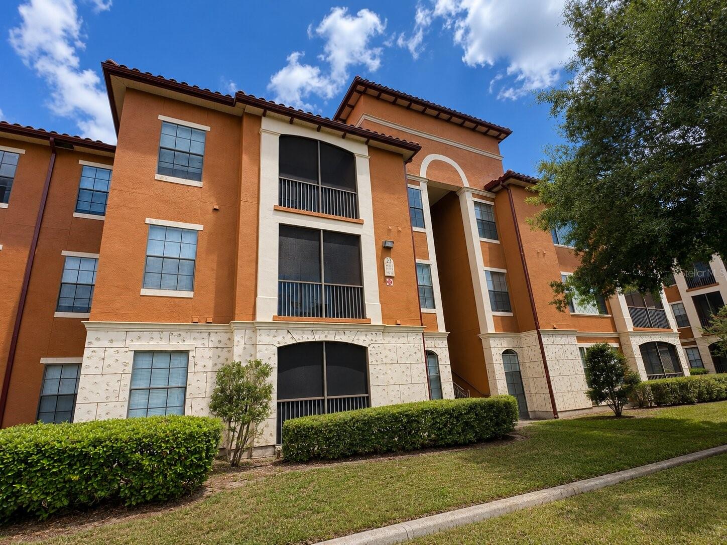Discover the potential of this second-floor 2-bedroom, 2-bath condo in Serenata, one of MetroWest's most desirable gated condominium communities. With a peaceful POND VIEW, this unit offers a spacious split-bedroom floor plan, abundant natural light, and a private balcony with relaxing water views. The open living and dining areas provide an excellent foundation to customize and make the space your own. The kitchen offers ample cabinetry and overlooks the main living area. The generous primary suite features a walk-in closet and en-suite bath. NEW AC 2024. Close proximity to playground area, tennis court and pool. Serenata offers outstanding resort-style amenities, including a clubhouse, fitness center, swimming pool, tennis courts, playground, and beautifully landscaped grounds. Conveniently located near Universal Orlando, Valencia College, Downtown Orlando, major highways, shopping, dining, and entertainment. Whether you're a homeowner looking to add your personal touch or an investor seeking value, this condo presents an excellent opportunity in a prime location.