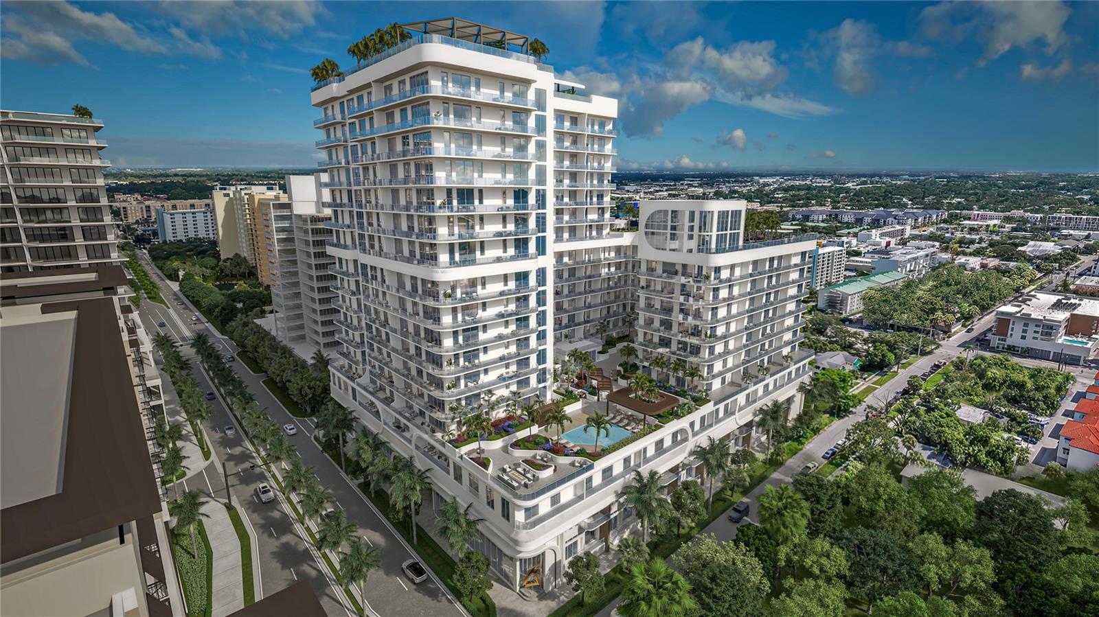 One or more photo(s) has been virtually staged. Pre-Construction. To be built. Introducing Saravela, a transformative new luxury residential community rising in the heart of downtown Sarasota at 430 N. Tamiami Trail. This striking mixed-use development features 271 luxury condominiums and 11 elegant town homes within an iconic architectural composition, crafted to maximize the Sarasota lifestyle, amenity access and downtown connectivity. Saravela represents a new vision of urban coastal living, strategically between Sarasota’s vibrant arts district and the scenic Bayfront, offering ease of access to world-class dining, boutiques, cultural venues and waterfront recreation. Designed by Kimmich Smith Architecture with interiors by ID & Design International and a comprehensive lifestyle program, Saravela offers more than 47,000 square feet of resort-style amenities spread across six indoor and outdoor levels, including multiple rooftop pools, fitness and wellness studios, spa and yoga rooms, social lounges, golf simulator, game and kids’ club spaces, putting green, outdoor grilling stations, dog run and wash, co-working space and concierge services. A signature feature of Saravela is its owner-flexible rental program, the first of its kind in downtown Sarasota. With a short term rental option and on-site professional rental management, our innovative rental program can help you offset costs and let your residence work for you while you are away. Residences are crafted for modern urban living, offering thoughtfully designed interiors, expansive views and direct access to the best of Sarasota’s lifestyle. Enjoy the Bayfront park, performance venues, upscale restaurants, cafés, galleries and boating, beach, and golf destinations are just minutes away. This two-bedroom, one-bath residence of 1,106 square feet features 11-foot ceilings, quality finishes including high-end appliances and fixtures, floor-to-ceiling windows and a spacious balcony. For a carefree, turnkey experience, the residence is fully furnished with custom selections by acclaimed Steven G. Interiors. Saravela’s prime downtown address, sophisticated design, unique rental flexibility, and industry leading amenity program position it as a defining residence for owners seeking a full-time lifestyle or seasonal getaway in one of Florida’s dynamic coastal cities.