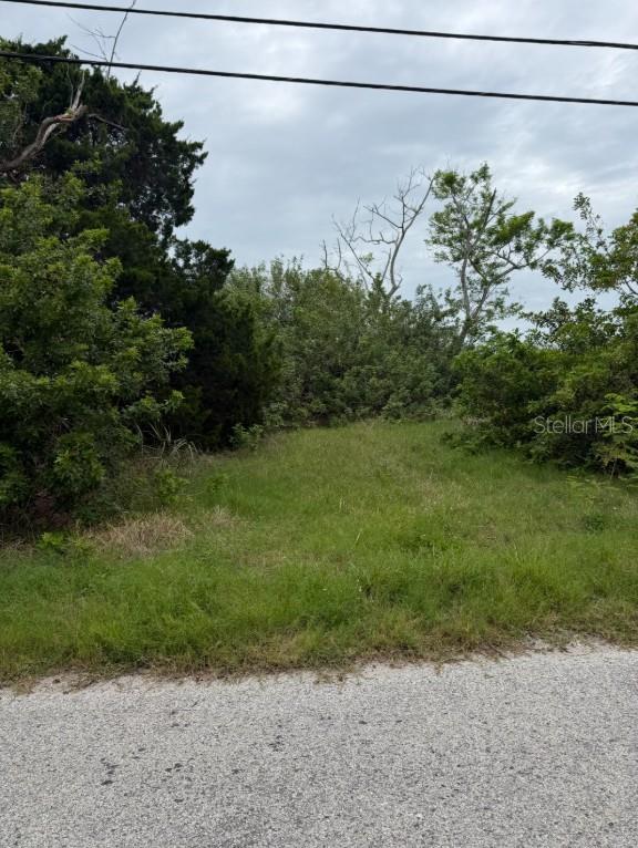 The lot is a residential waterfront lot located in Hudson Beach Estates.  It is on a saltwater canal that has unobstructed access to the Gulf.  The lot DOES NOT HAVE A SEAWALL.  58 feet or road frontage and 58 feet along the waterfront.  There are large trees along the lot line, and the entire subject property is very overgrown.  Estimate for trim up trees to be $3500.00.  The lot would need to be evaluated by a professional to determine is any erosion on shoreline has been affected.  Water, Sewer is needed.  A recent appraisal was completed to determine value by using comparable sales.