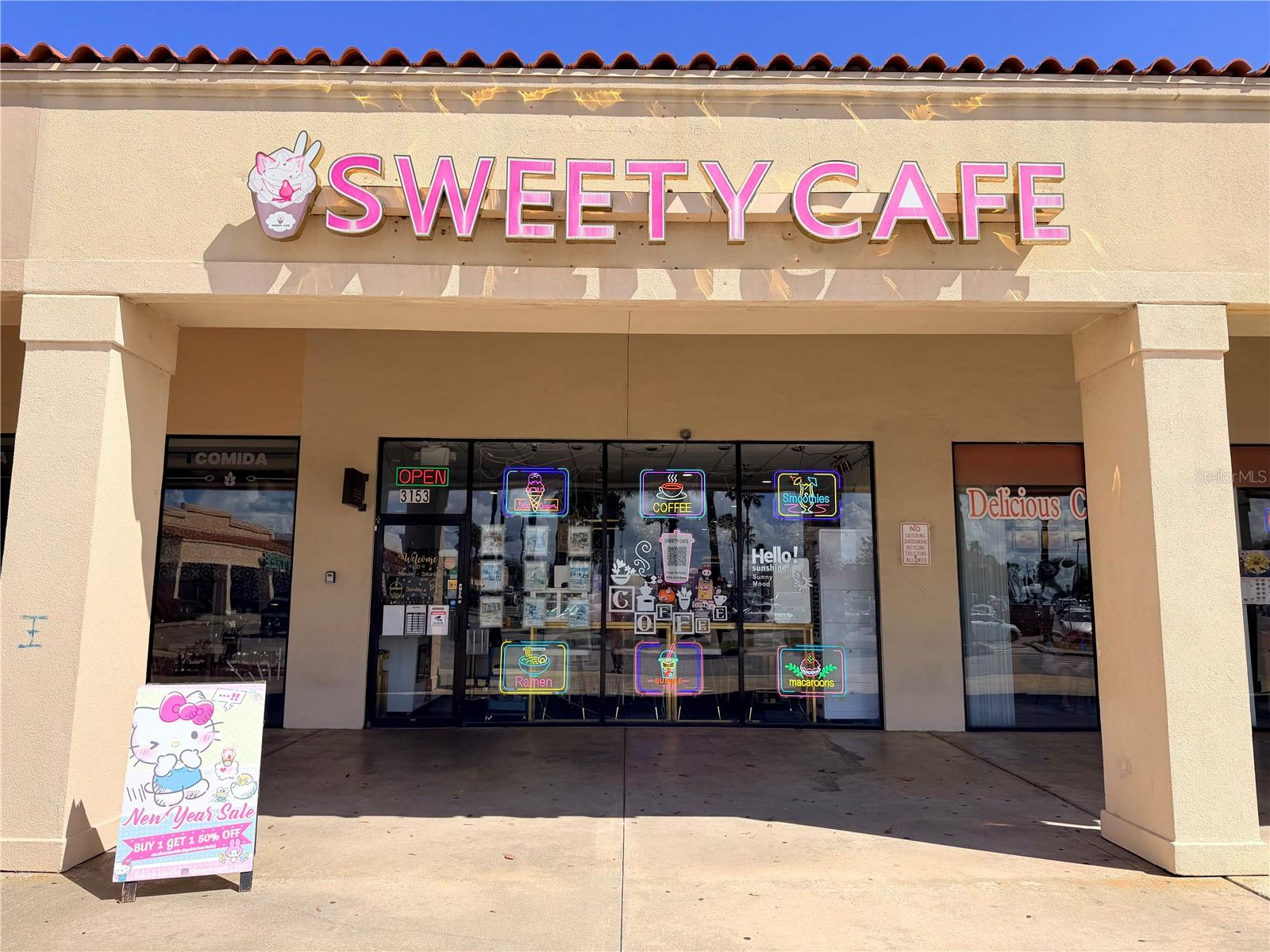 Sweety Cafe Business For Sale ONLY, No commercial building. Sweety Cafe is a charming heaven where vibrant aesthetics meet artisanal indulgence. Located in a busy plaza with Walmart, Planet Fitness and Uniform in Kissimmee, this cozy destination is celebrated for its immaculate vibes and a menu that balances visual artistry with "master class" flavors. Step inside to discover a space adorned with cute decorations, anime figurines, and Sanrio merchandise that create a peaceful, trendy atmosphere. At its heart, Sweety Cafe is a family-owned gem known for its exceptional service and 5-star reviews on Google. Guests are frequently touched by the staff's kindness, from small complimentary gifts while you wait to a welcoming spirit that makes every visitor feel like a regular. Do you have a dream to build your own cafe/restaurant business with the option to do retail of anime gifts? This could be a perfect place for you! Why wait? Schedule a private tour today...