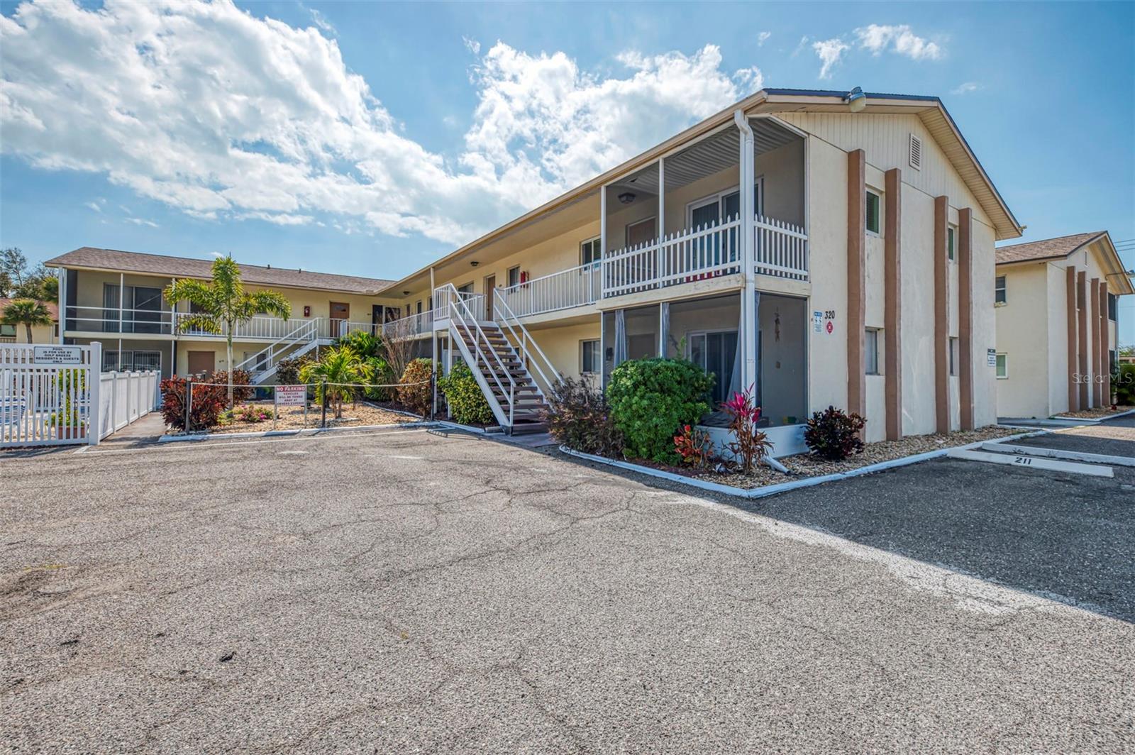 WELCOME TO YOUR PERFECT SLICE OF PARADISE ON BEAUTIFUL VENICE ISLAND.
This spacious 2-bedroom, 1-bath furnished corner unit offers the perfect blend of comfort, convenience, and comfortable coastal living just steps from everything that makes Venice so special. This light and bright residence features an open living and dining area, vinyl flooring throughout, spacious bedrooms, the updated kitchen offering ample cabinetry and workspace, making it both functional and inviting. The screened front porch provides a peaceful spot to relax after a day at the beach. The unit includes assigned parking and a private storage locker for all your beach gear.
Set within a well-maintained Gulf Breeze Condo Pool community, residents enjoy beautifully kept grounds and a relaxing Florida atmosphere with low condo fees. Included in the condo fees: community pool, exterior and grounds maintenance, property manager, pest control, pool maintenance, sewer, trash, and water — making island living easy and worry-free
Less than a mile to the beach, you can spend your mornings shelling and shark tooth hunting along the shore, then bike just a 1/2 to the scenic trail at Venetian Waterway Park. Golf enthusiasts will appreciate being only 1 mile from Lake Venice Golf Club, while dog lovers will enjoy nearby Brohard Paw Park and Venice Dog Beach. Take a short walk to Sharky's on the Pier for lunch, enjoy waterfront dining at Fins at Sharky's, or cast a line from the Venice Fishing Pier. Enjoy easy access to explore the great dining, live music, charming boutiques, and historic spots throughout downtown Venice. You’ll love being in the heart of it all!
Whether you’re looking for a full-time residence, seasonal retreat, or investment opportunity, this island condo is an excellent opportunity that offers location, lifestyle, and value all in one. *Seller will cover HOA fees through June 2027 with an accepted offer of $160,000 or higher.*
LIVE THE VENICE ISLAND DREAM! DON’T MISS YOUR CHANCE TO OWN AN AFFORDABLE POOL CONDO ON VENICE ISLAND!