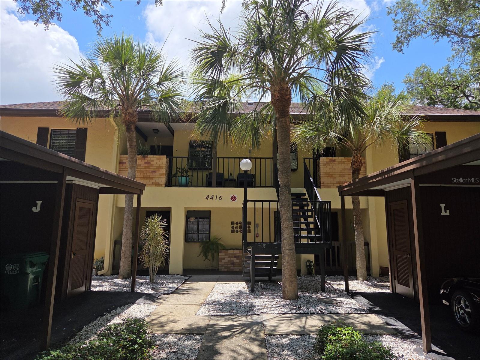 Welcome to one of Florida's best-kept secrets! This beautifully remodeled, maintenance-free 2-bedroom, 2-bath condo in the 55+ Spicewood community of River Isles is offered furnished and turnkey. This private second-floor end unit has no neighbors above and has been extensively updated from 2022–2025 with luxury vinyl plank flooring, granite countertops, new cabinetry, stainless steel appliances, remodeled bathrooms, a new Trane HVAC system, hot water heater, plumbing updates, lighting, and more.

Enjoy beautifully landscaped grounds with mature oaks, a clubhouse, heated pool, and optional membership to the River Isles Executive Golf Course. Conveniently located near shopping, dining, Gulf Coast beaches, and all that the Tampa Bay area has to offer, this move-in-ready home is the perfect place to relax and enjoy Florida living.