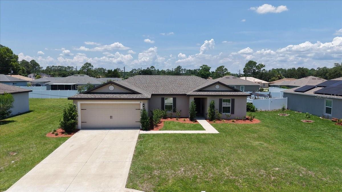 This beautifully cared-for 3-bed, 2-bath, 1,463 sq ft home, built in 2022, offers a bright and airy open floor plan filled with natural light and a warm, welcoming feel throughout. The spacious living area flows seamlessly into the kitchen and dining spaces, creating an easy, comfortable layout perfect for everyday living and entertaining. The generous primary suite features a walk-in closet and a walk-in shower, while the additional bedrooms offer great flexibility for family, guests, or a home office. Outside, the large backyard is a true highlight — a wonderful space for kids or pets to play, and a blank canvas with endless opportunities to create the outdoor retreat you’ve always imagined. This home shows pride of ownership at every turn and is truly move-in ready. Please submit all showing requests through ShowingTime.