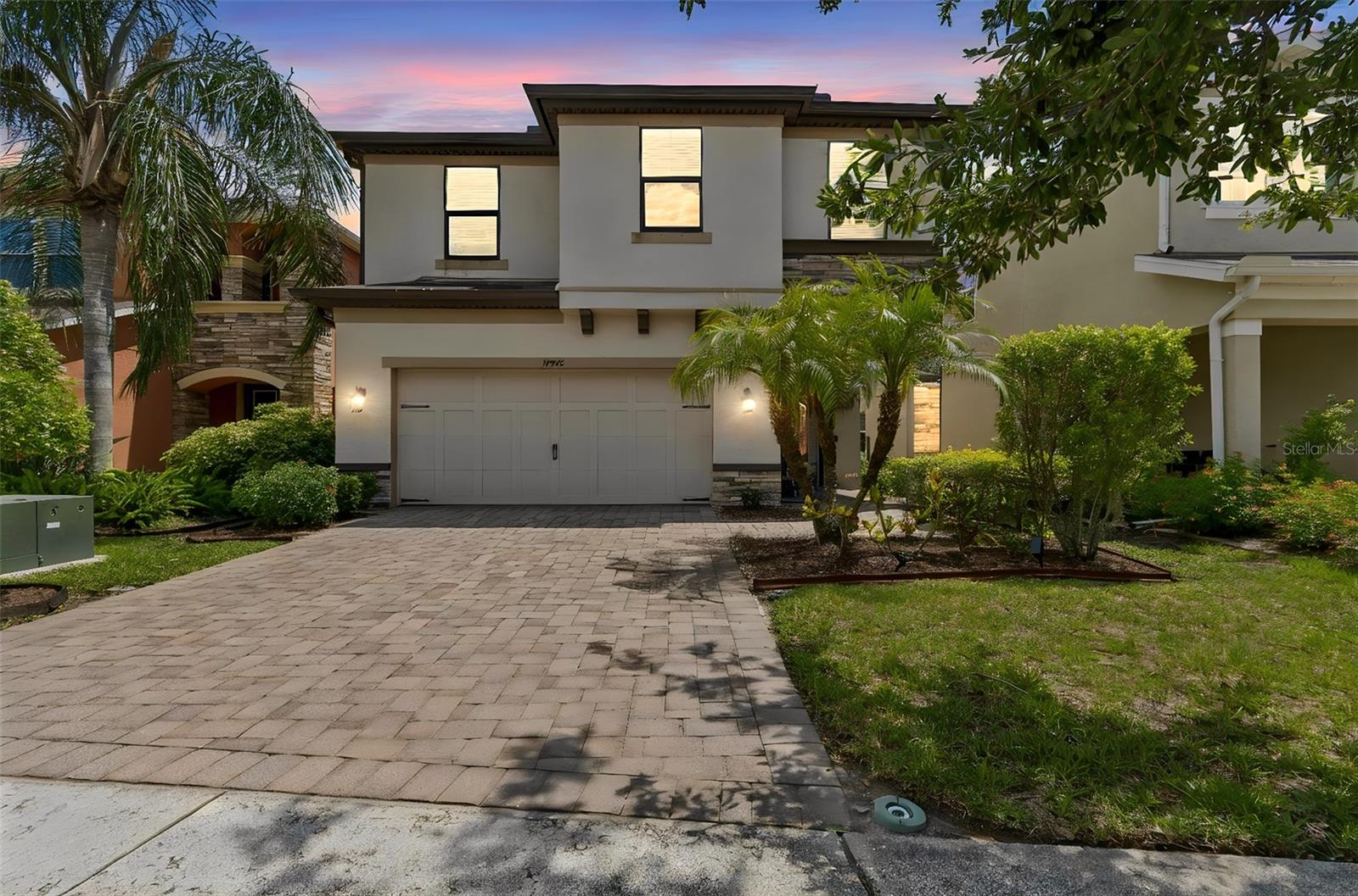 Stunning Move-In Ready with 4 Bed, 3 Full Bath, + Office + Large Bonus Room! No need to wait for a home to be built, this property has it all including whole house SOLAR eliminating that expensive electric bill! This Cypress Model built by Homes by Westbay  has many custom features added by the seller! Custom full bath downstairs along with an office perfectly designed to be used as a guest bedroom for the in-laws! New plank tile on the main floor, brand new ultra durable vinyl plank flooring upstairs, custom shiplap, custom library nook, custom master closet and bonus room built-ins, new paved patio and a fenced yard! As you walk into this open concept home and through the foyer, you’ll be greeted by the dining room that then leads into the kitchen and grand living space. This dream kitchen features polished stainless steel appliances, sleek quartz countertops, light grey cabinets and an eat in breakfast area.  Upstairs you’ll find all four bedrooms followed by an oversized bonus room! You will also notice the impressive double doors that take you into the master suite which features an oversized walk-in shower, garden tub and master closet. The laundry room is conveniently next to the master. As you walk out to the backyard, you’ll see no direct neighbors facing the back of the home. This community has so much to offer including the largest open park directly in front of the home and top rated schools just down the street! The amenities in Bexley include trails, two resort style pools, a fitness center, outdoor parks, outdoor fitness, award winning recreational facility, community activities, dog parks and community cafe.