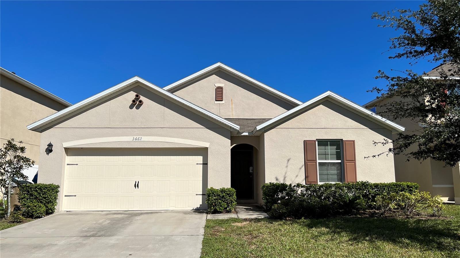 **PRICE JUST REDUCED**

Beautiful One-story single-family home features 4 bedrooms, 2 baths, with 2 2-car garage and 1751 sq. ft of living space. Carpet in common areas, and bedrooms. Appliances included are a washer, dryer, refrigerator, dishwasher, and stove. **UPDATE PICTURES COMING SOON**

The Home is located in the community of Sawgrass Bay in Clermont, FL. Off Highway 27, approximately 9.5 miles away from Disney Maingate, very close to Wal-Mart Super Center, Lowes, post office, banks, restaurants, gas station, library, and a lot of convenient stores.
