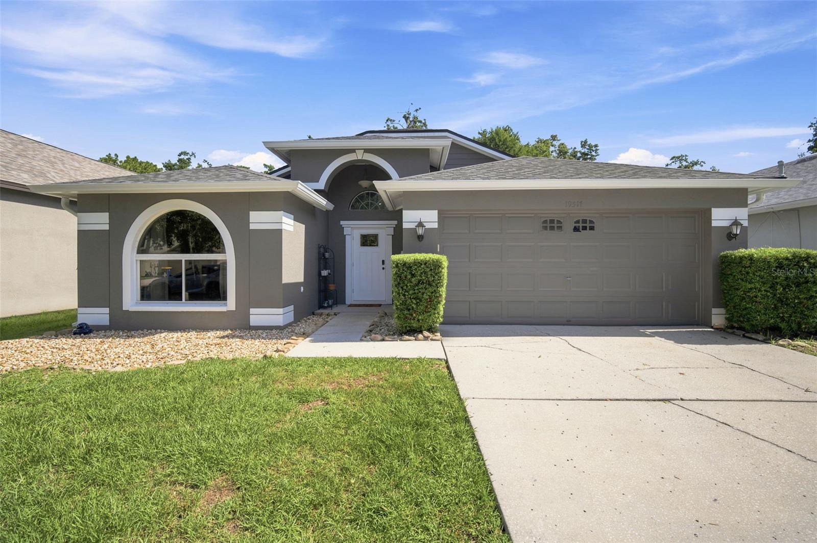 Welcome home to this beautifully updated 4-bedroom, 2-bath residence, perfectly designed for comfortable family living. This move-in-ready block home features a stunning kitchen with solid wood cabinetry, elegant quartz countertops, and ample space for entertaining.

Recent updates include fresh interior and exterior paint  2025, new fence 2025, water heater 2025 and a new roof 2024, providing both style and peace of mind. Step outside to enjoy the spacious, private backyard overlooking serene conservation views—an ideal setting for relaxing, entertaining, or family gatherings.

Located in a highly desirable community of Oakstead with low HOA fees, residents enjoy exceptional amenities, including a beautiful clubhouse, resort-style pools, basketball courts and playgrounds. Combining modern upgrades, a fantastic layout, and an unbeatable location, this home is one you won’t want to miss!

Move in ready for you and at an amazing price!  Make your appointment today because this home will not last