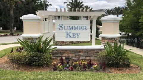 Don't miss this first floor 2 bedroom 2 bath condominium in the desirable Summer Key community.  Great location close to shops, Town Center and highways.  Open floor plan with living room, dining room and kitchen.  Bedrooms are split with a large master and walk in closet, kitchen with island, laundry room with stackable washer & dryer, back patio is screened and private.  Community is gated with lots of amenities including a clubhouse, pool & spa, fitness center, basketball court, pool table and much more.  Schedule your showing today!